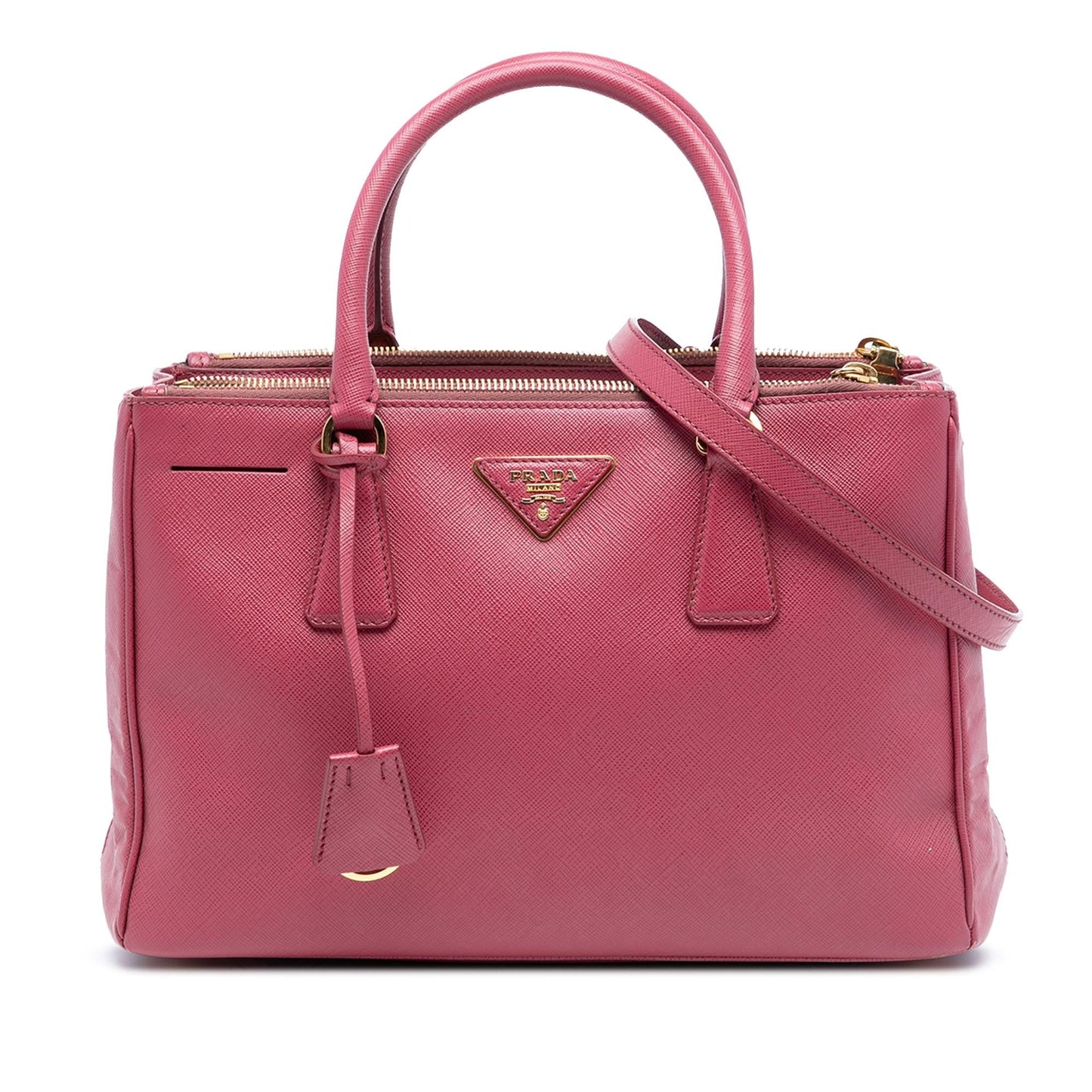 Prada Lux Galleria Double Satchel Saffiano Small Zip Satchel Bag Zip Satchel 14
