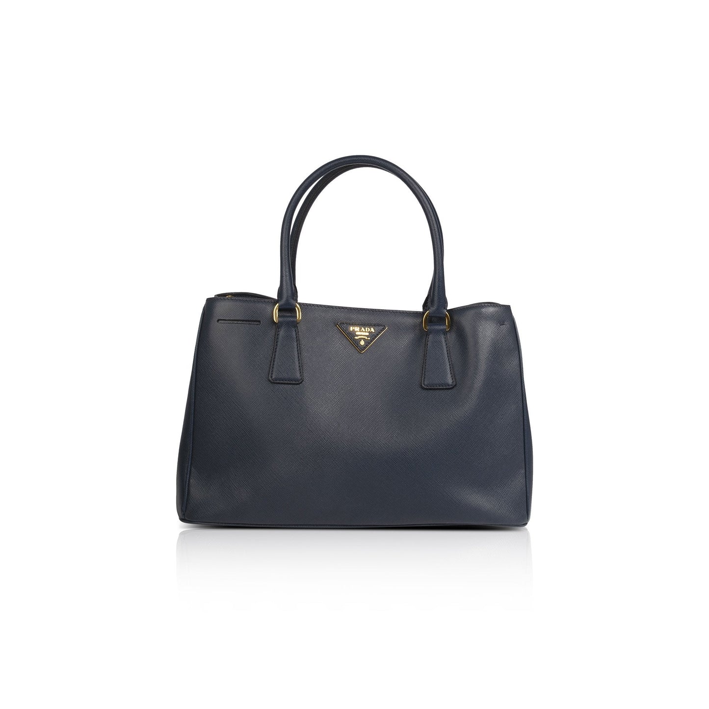 Prada Saffiano Lux Galleria Zip Tote Handbag Small Tote Bag
