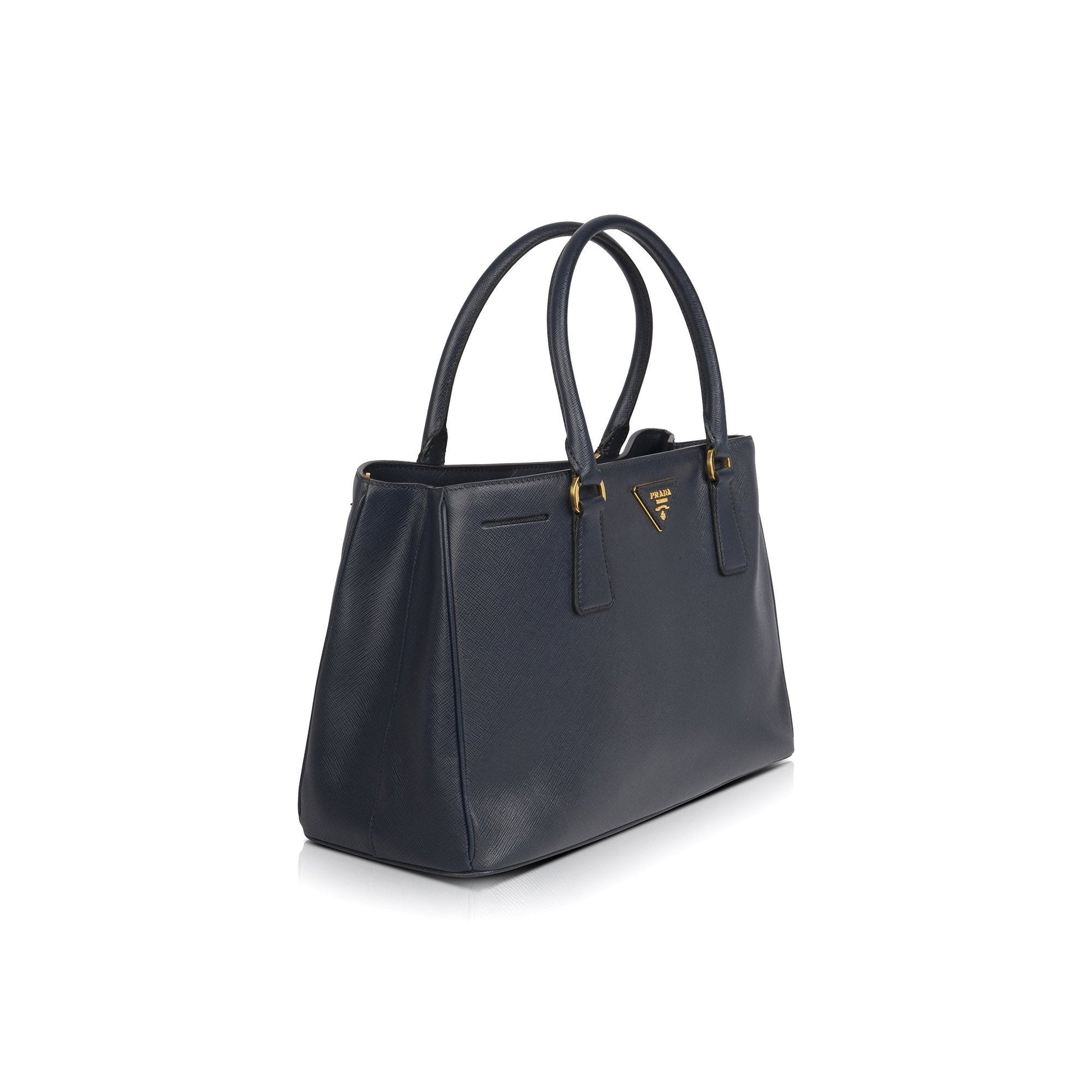 Prada Saffiano Lux Galleria Zip Tote Handbag Small Tote Bag