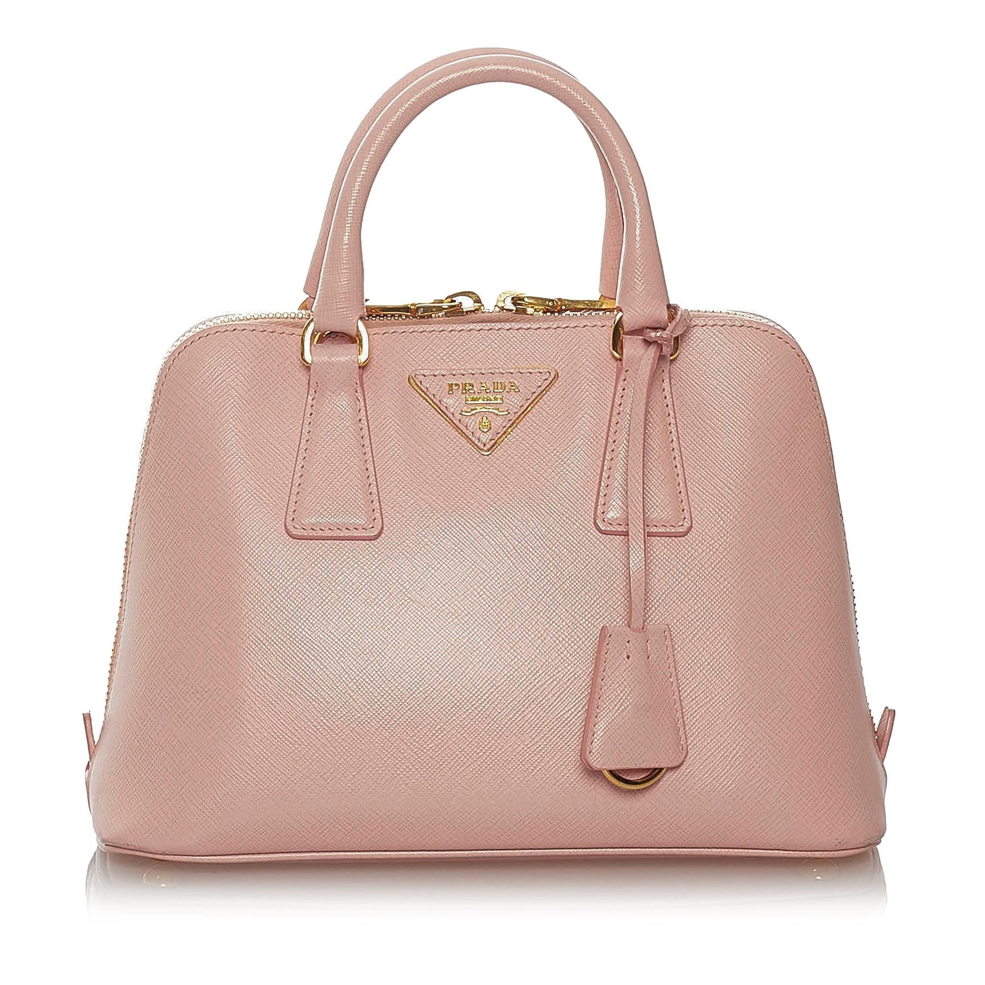 Prada Lux Promenade Handbag Shg Saffiano Small Satchel Bag