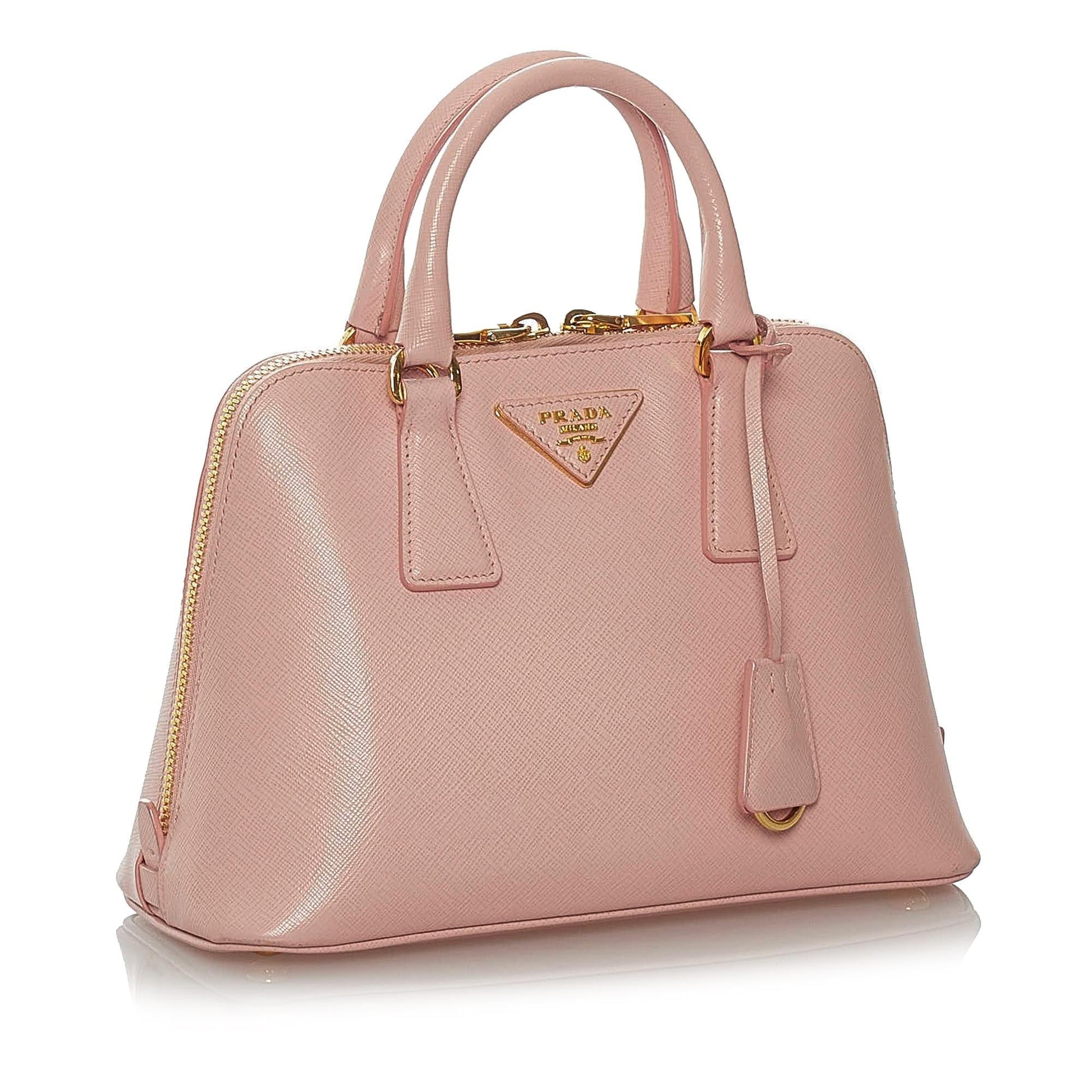 Prada Lux Promenade Handbag Shg Saffiano Small Satchel Bag