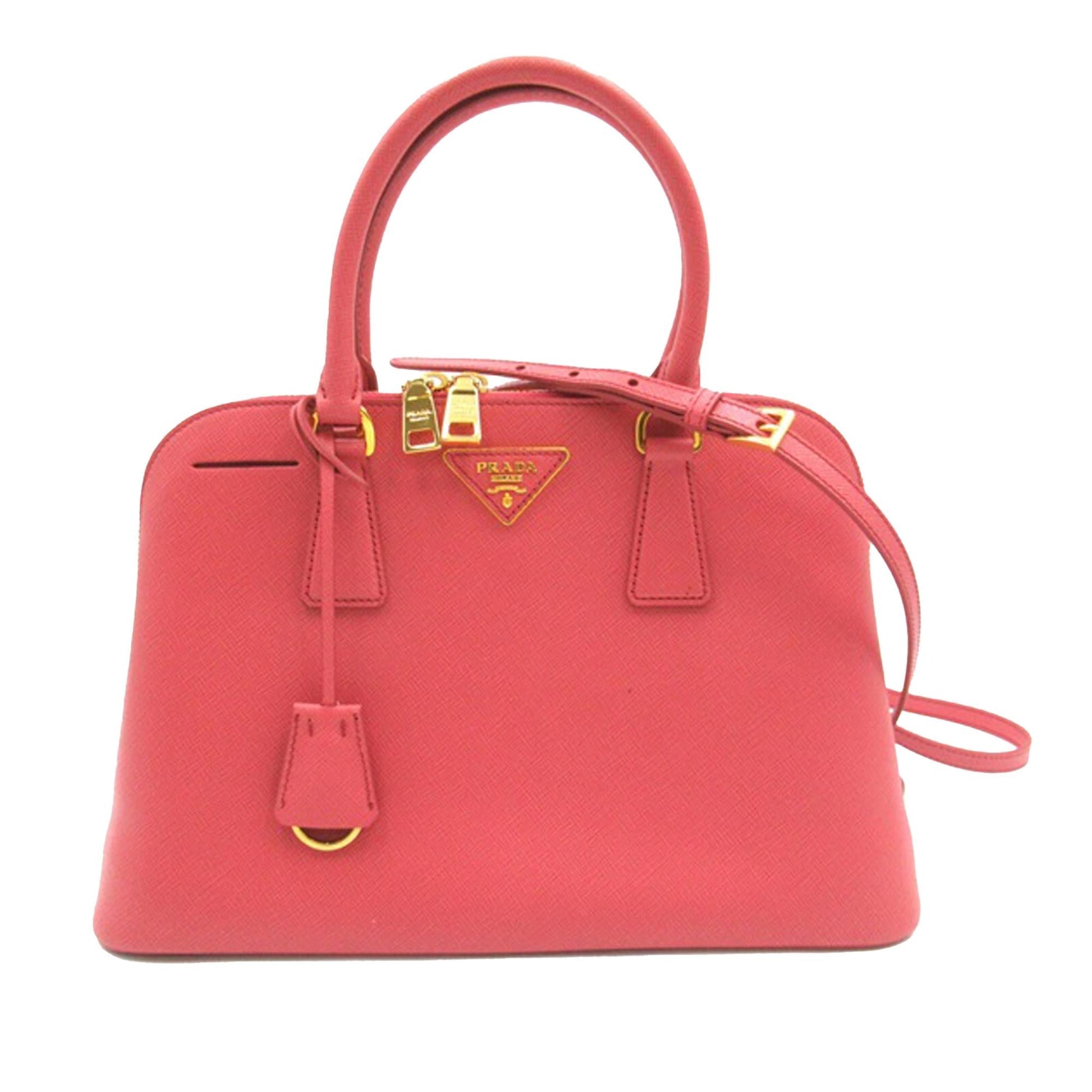 Prada Lux Promenade Shg Wu9Bmp Satchel Bag Saffiano Small