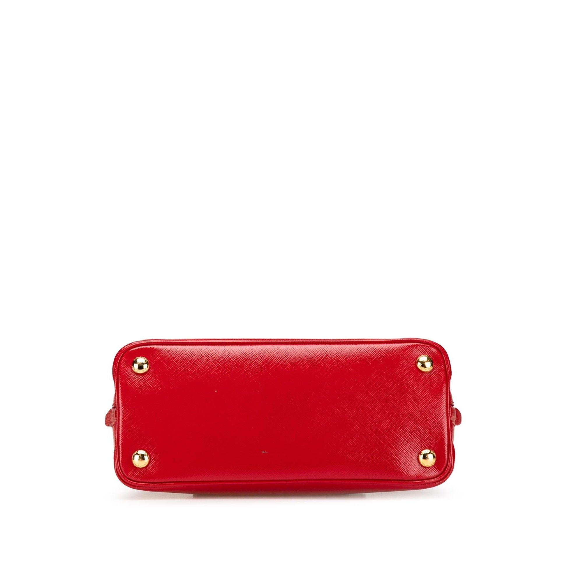 Prada Vernice Promenade Satchel Saffiano Small Satchel Bag