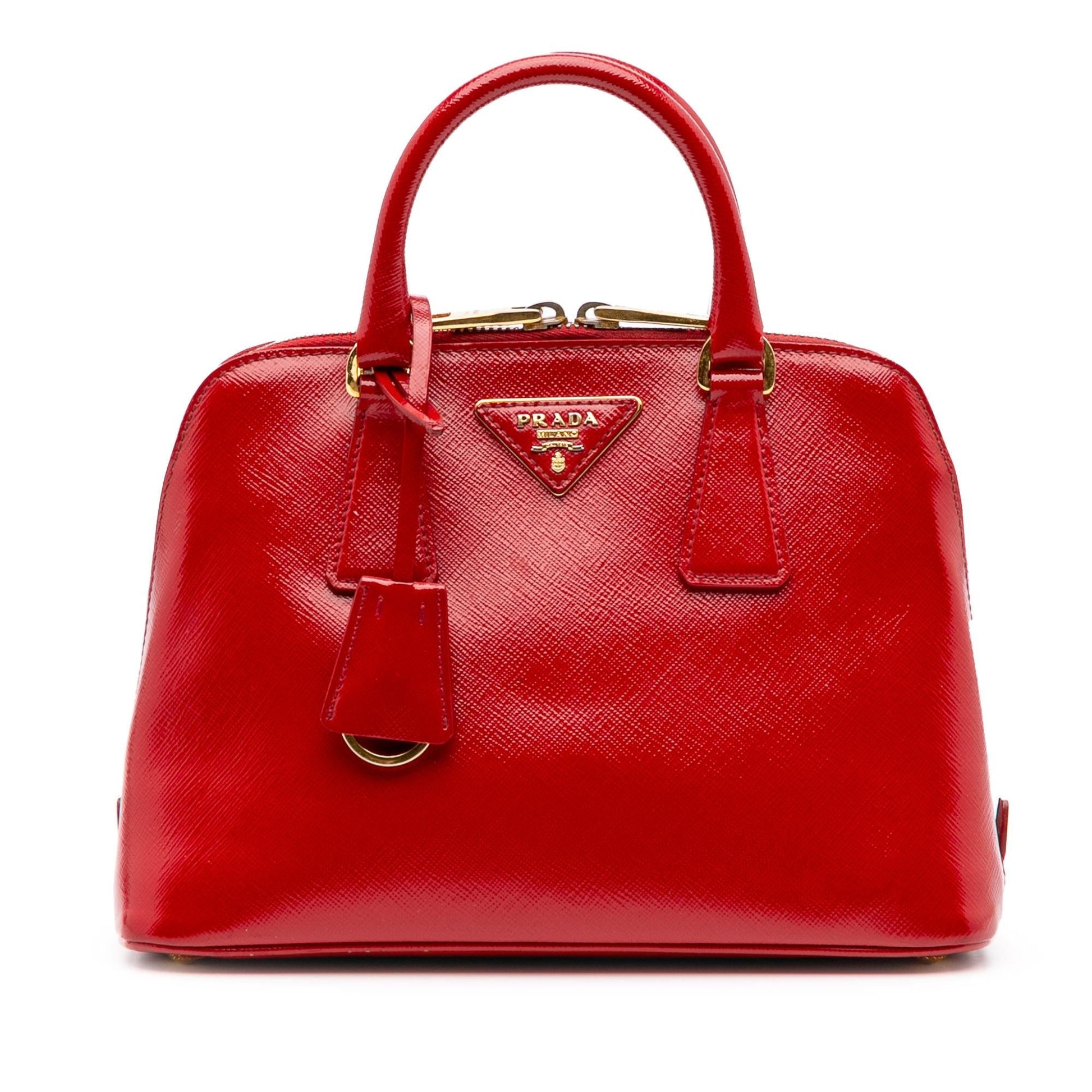 Prada Vernice Promenade Satchel Saffiano Small Satchel Bag Promenade Satchel 2