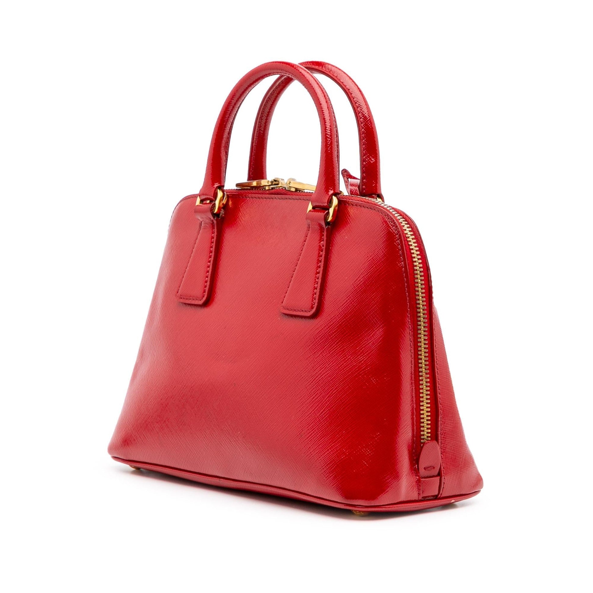 Prada Vernice Promenade Satchel Saffiano Small Satchel Bag Promenade Satchel 2
