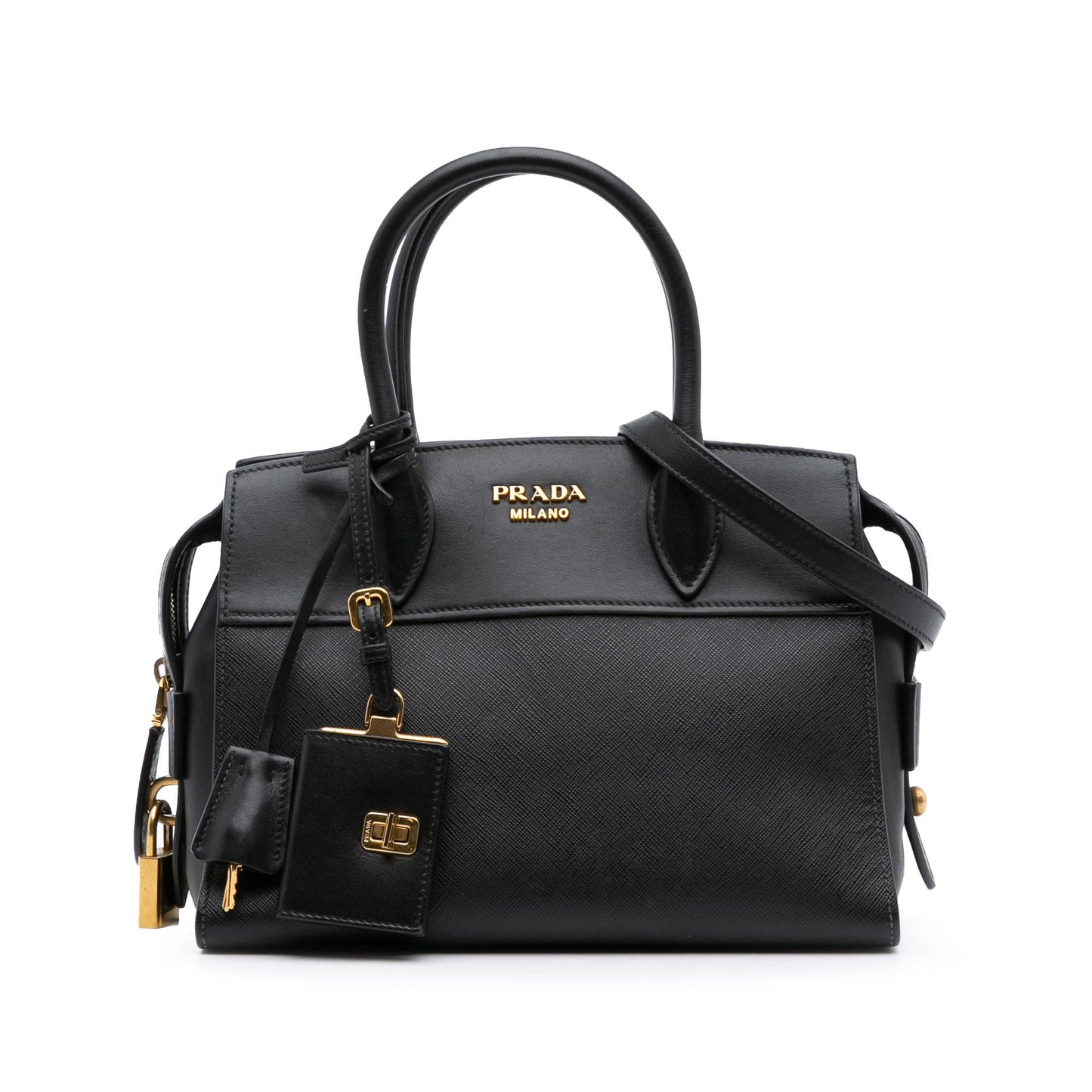 Prada And City Calf Esplanade Satchel Saffiano Small Satchel Bag