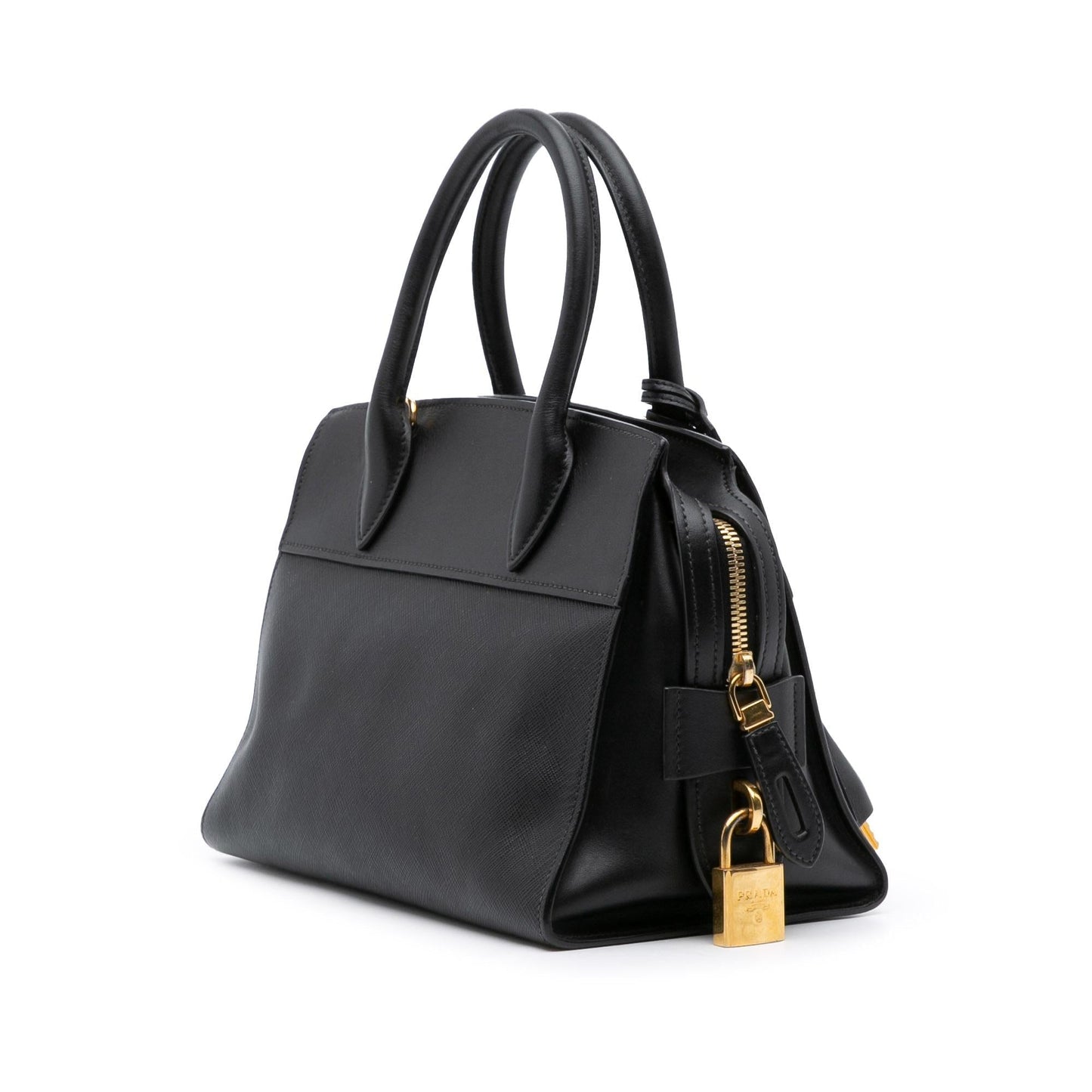 Prada And City Calf Esplanade Satchel Saffiano Small Satchel Bag