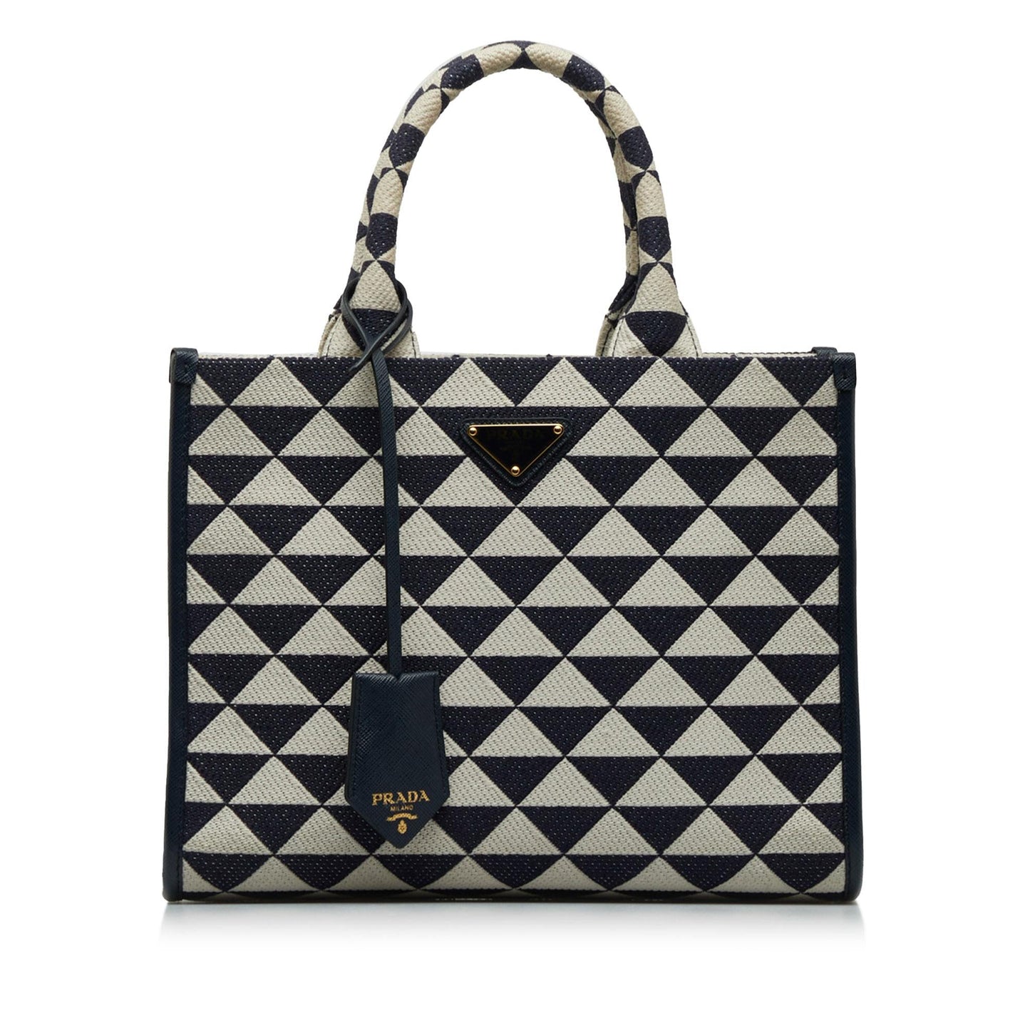 Prada Symbole Triangolo Tote Shg Hrk7Cv Small Tote Bag