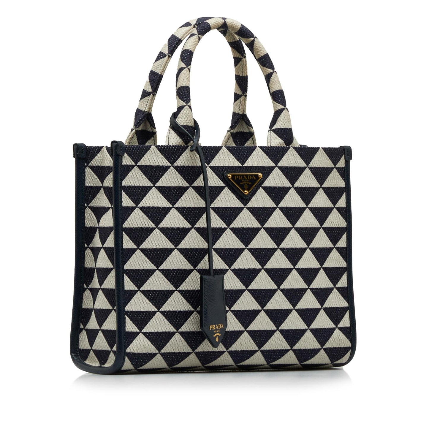 Prada Symbole Triangolo Tote Shg Hrk7Cv Small Tote Bag