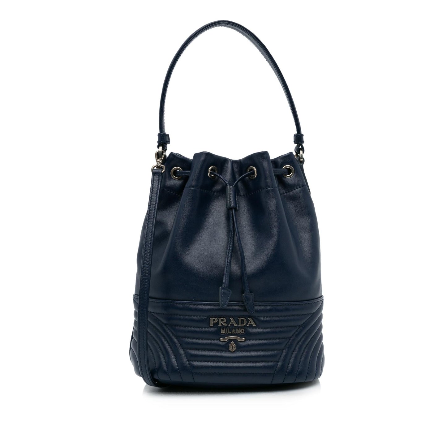 Prada Soft Calf Impunture Diagramme Bag Shg Xrsxdm Bucket Shoulder Bag