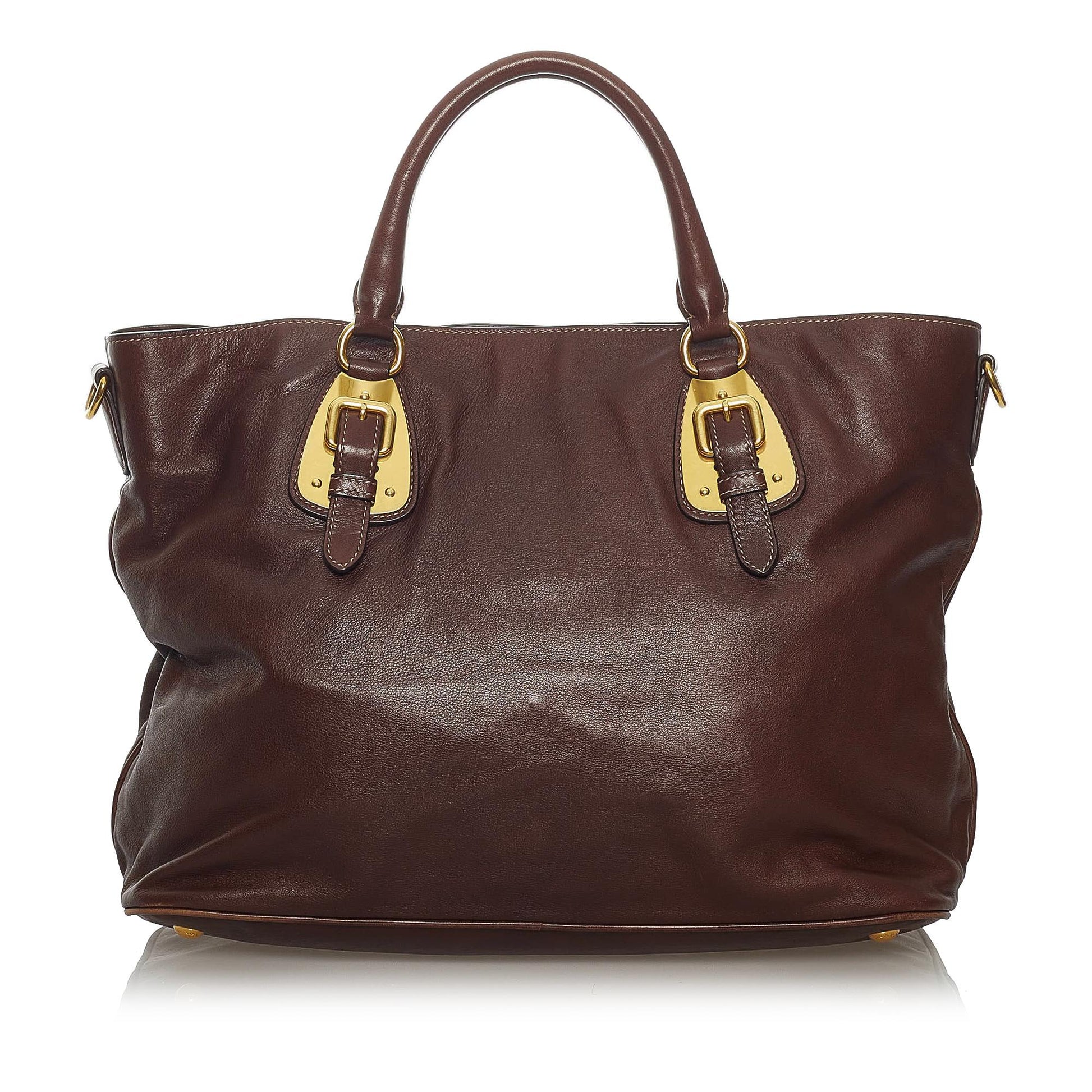 Prada Soft Calf Satchel Shg Leather Calf Leather Satchel Bag Satchel Shg 29403