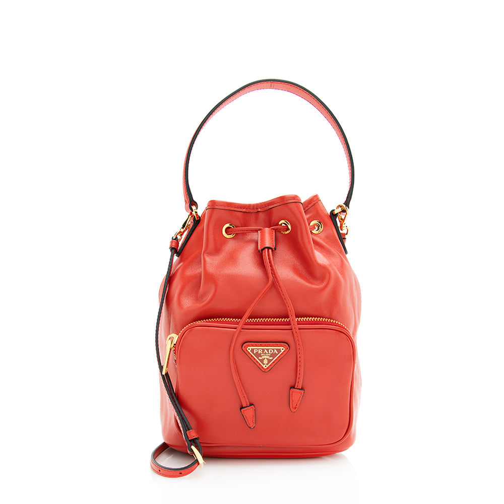 Prada Soft Calf Bag Shf Leather Saffiano Mini Crossbody Bag