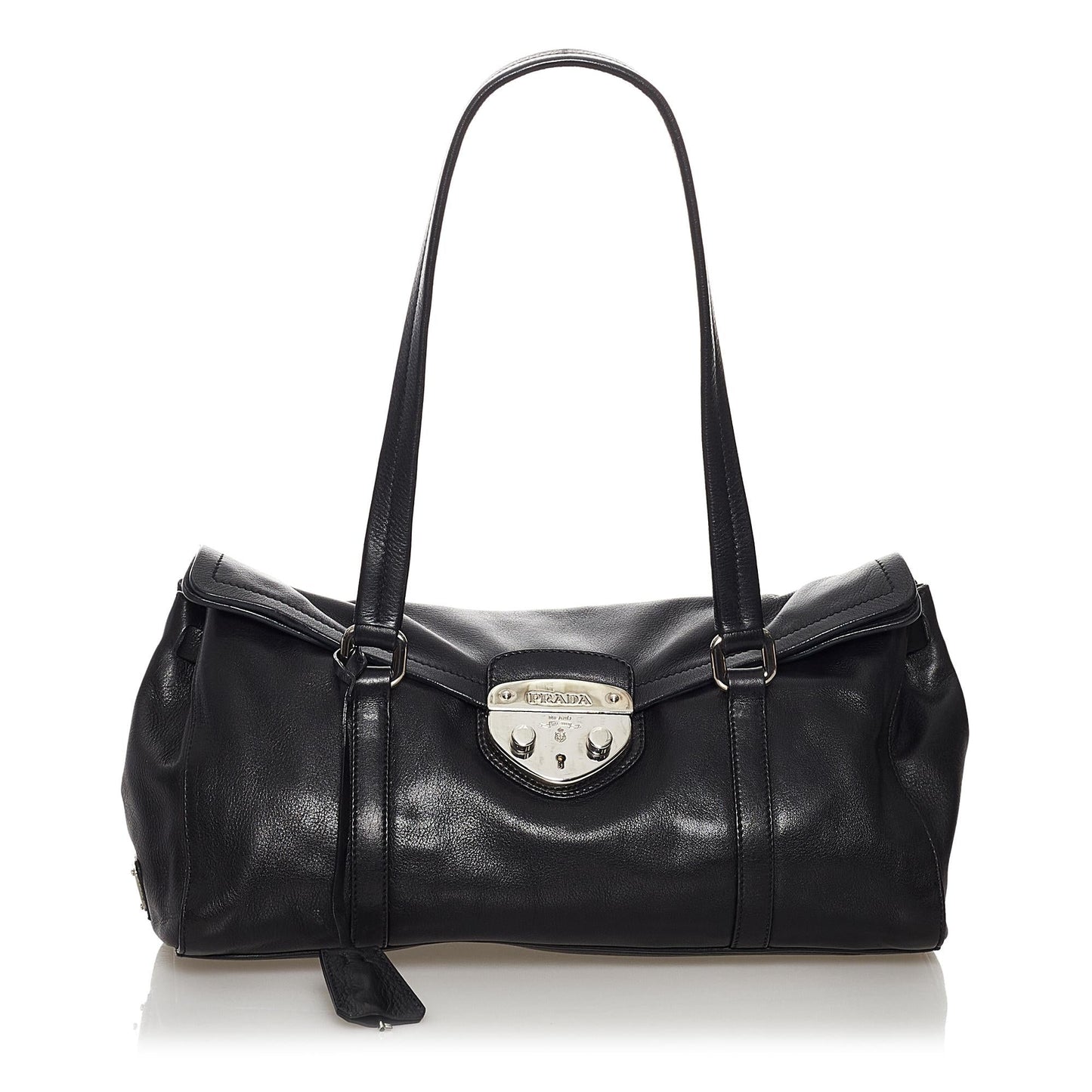 Prada Sound Lock Shoulder Bag Shg Leather Bag Shg 31442