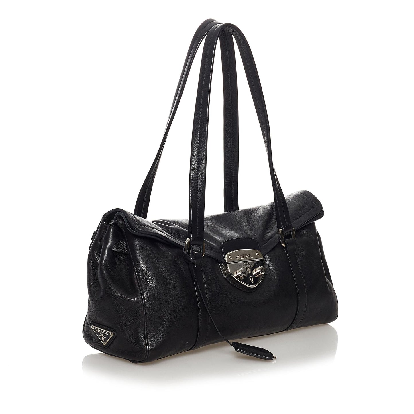 Prada Sound Lock Shoulder Bag Shg Leather Bag Shg 31442