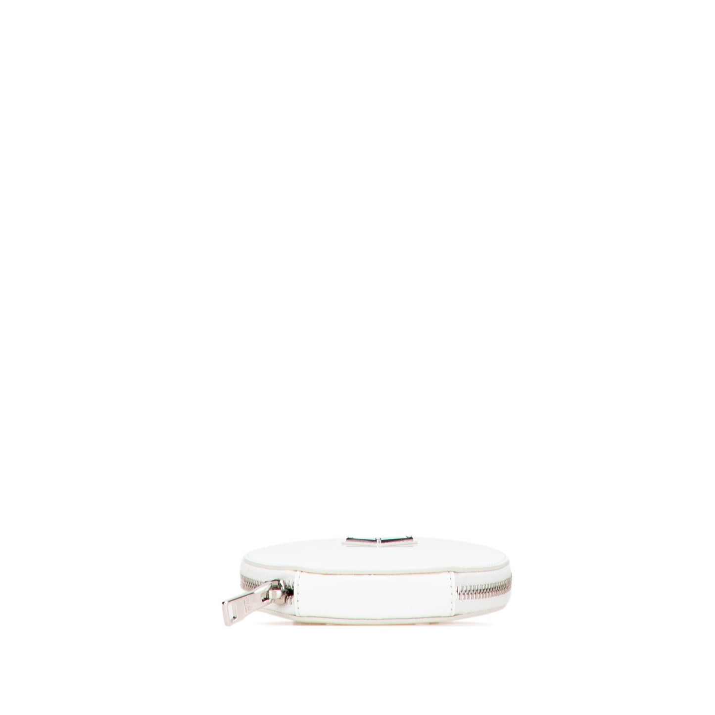 Prada Spazzolato Round Coin Crossbody Chain Crossbody Bag