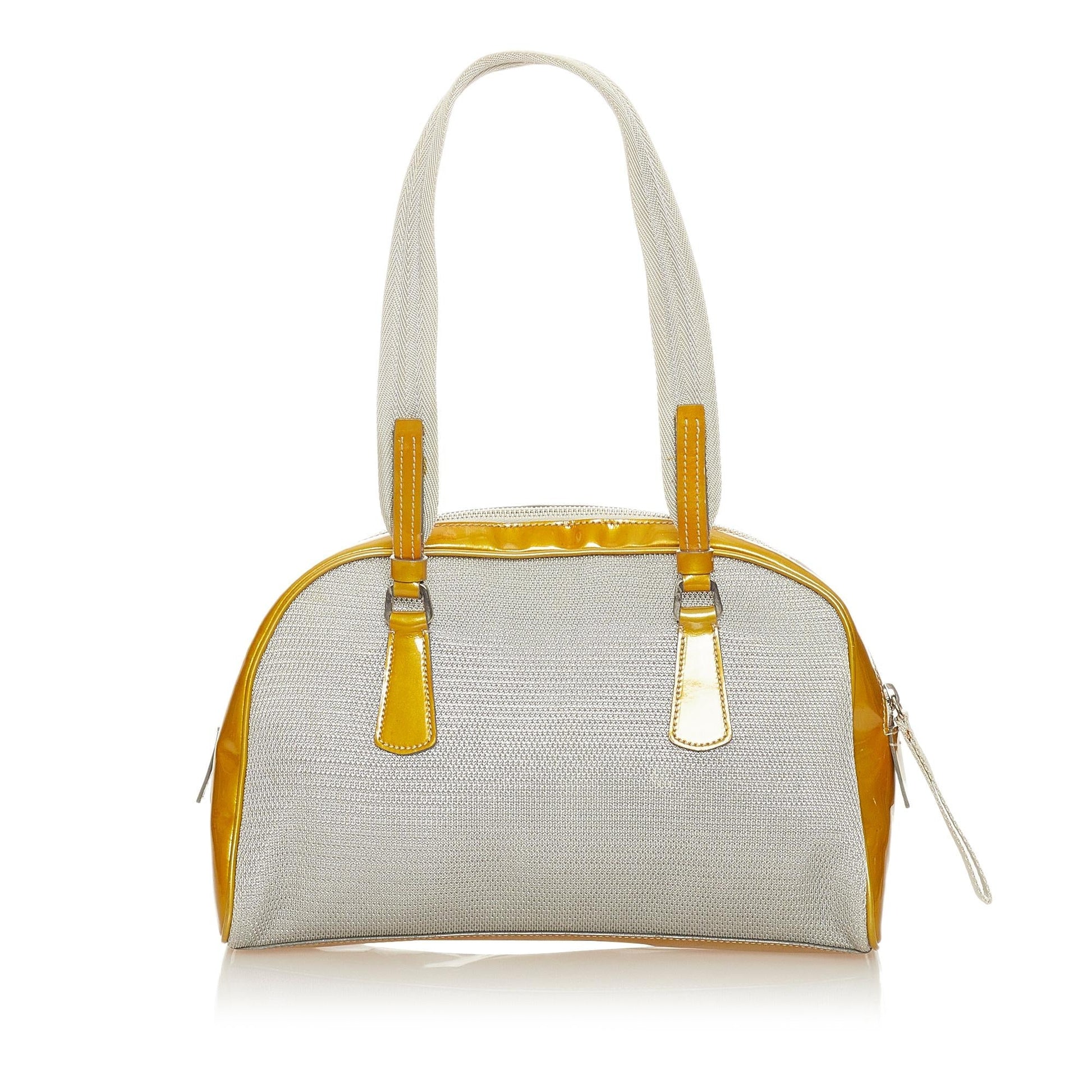 Prada Sports Bowler Handbag Shg Nylon Satchel Bag