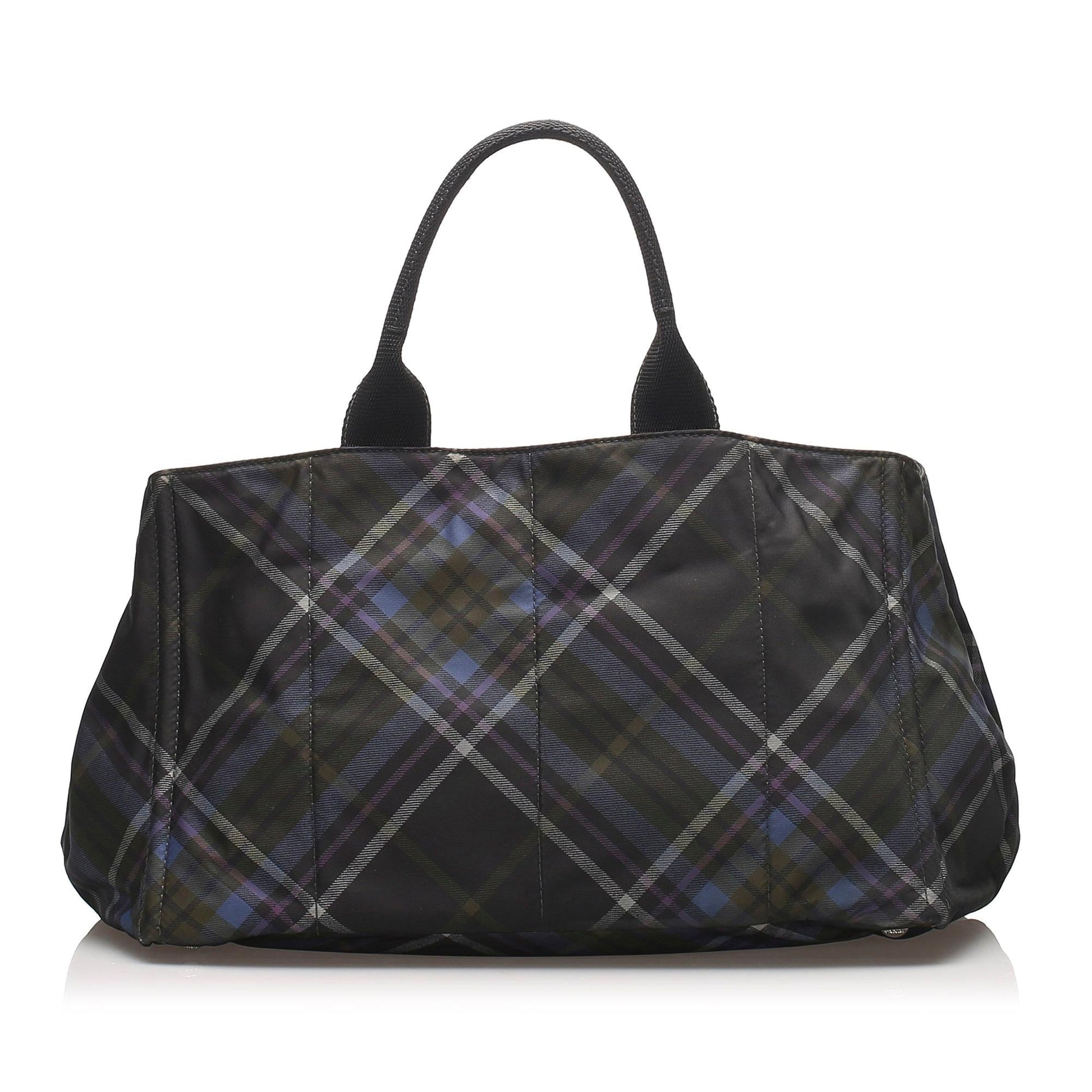 Prada Stampato Handbag Shg Satchel Bag