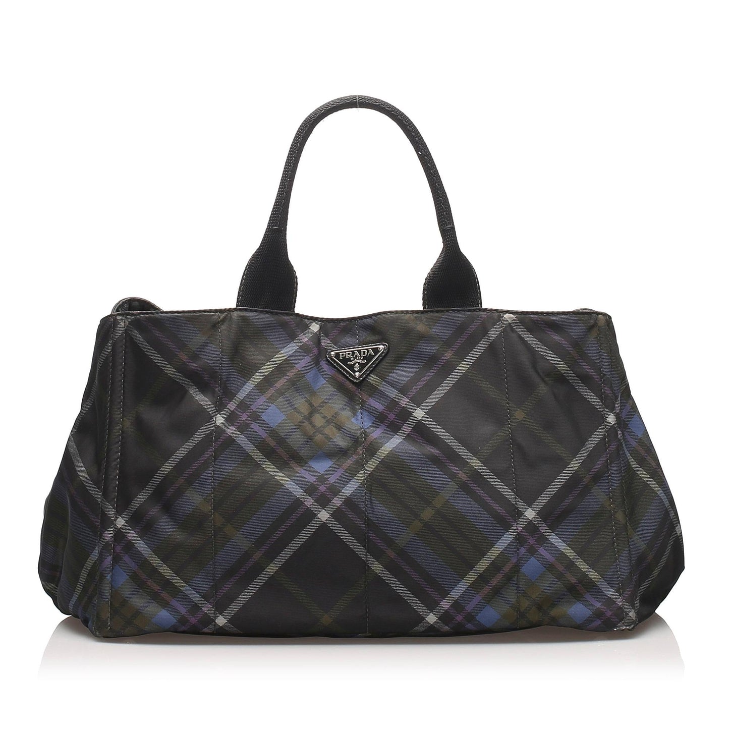 Prada Stampato Handbag Shg Satchel Bag