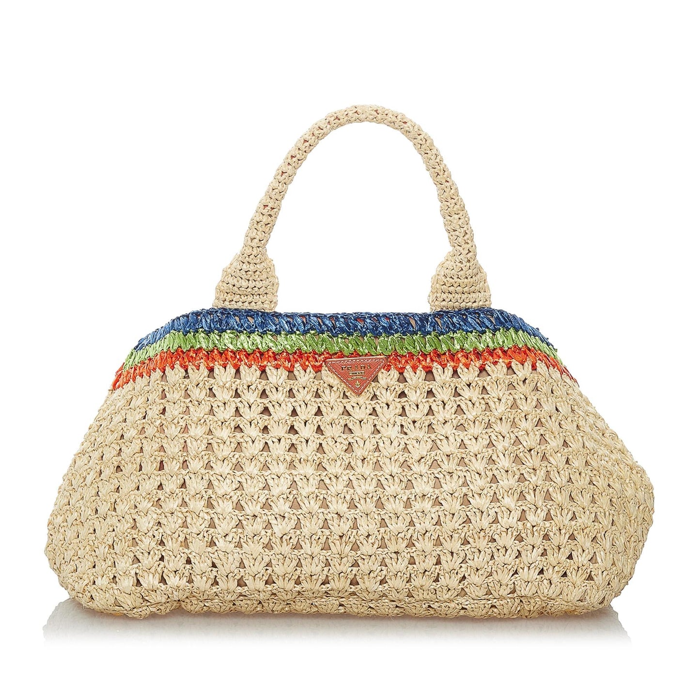 Prada Straw Tote Shg Tote Bag