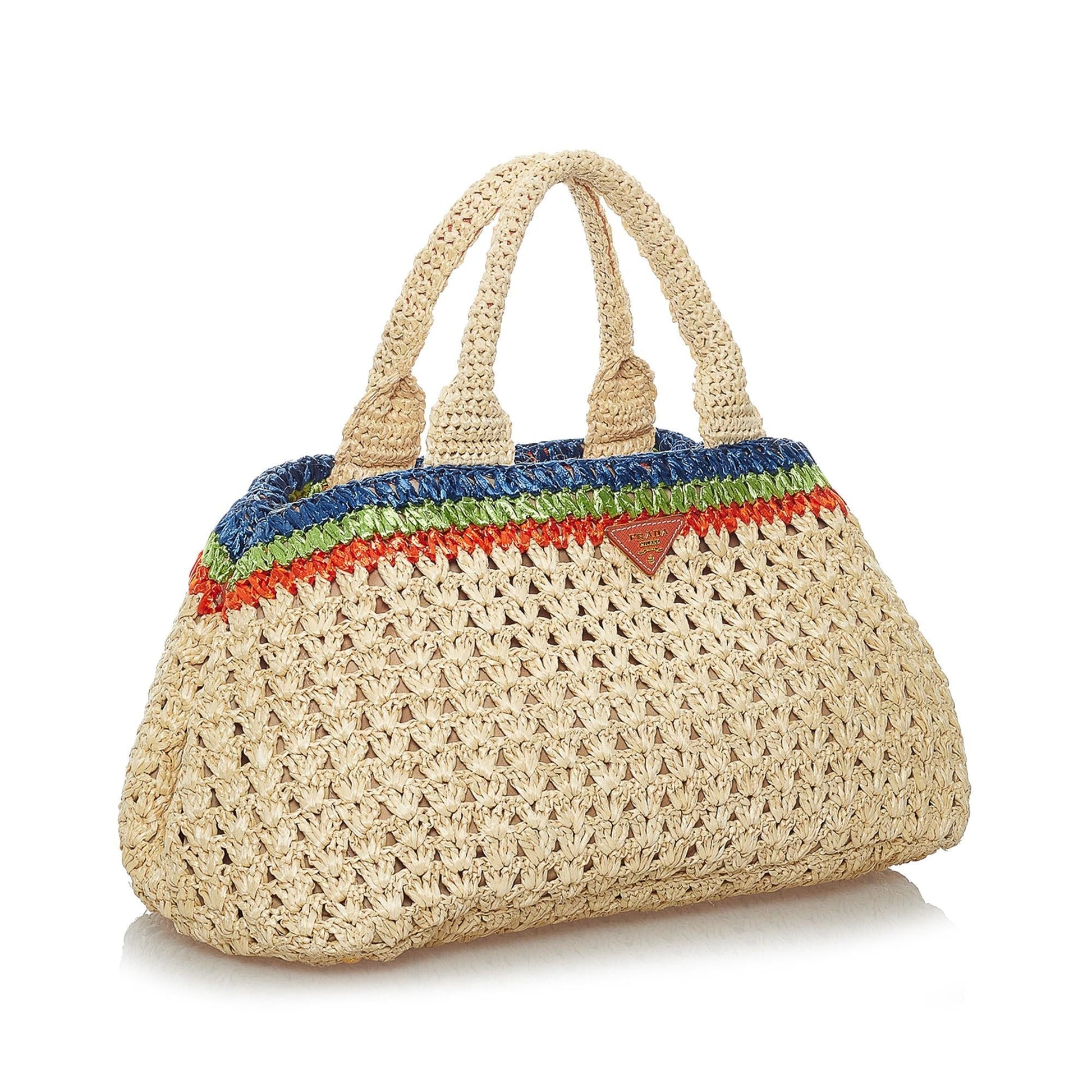 Prada Straw Tote Shg Tote Bag
