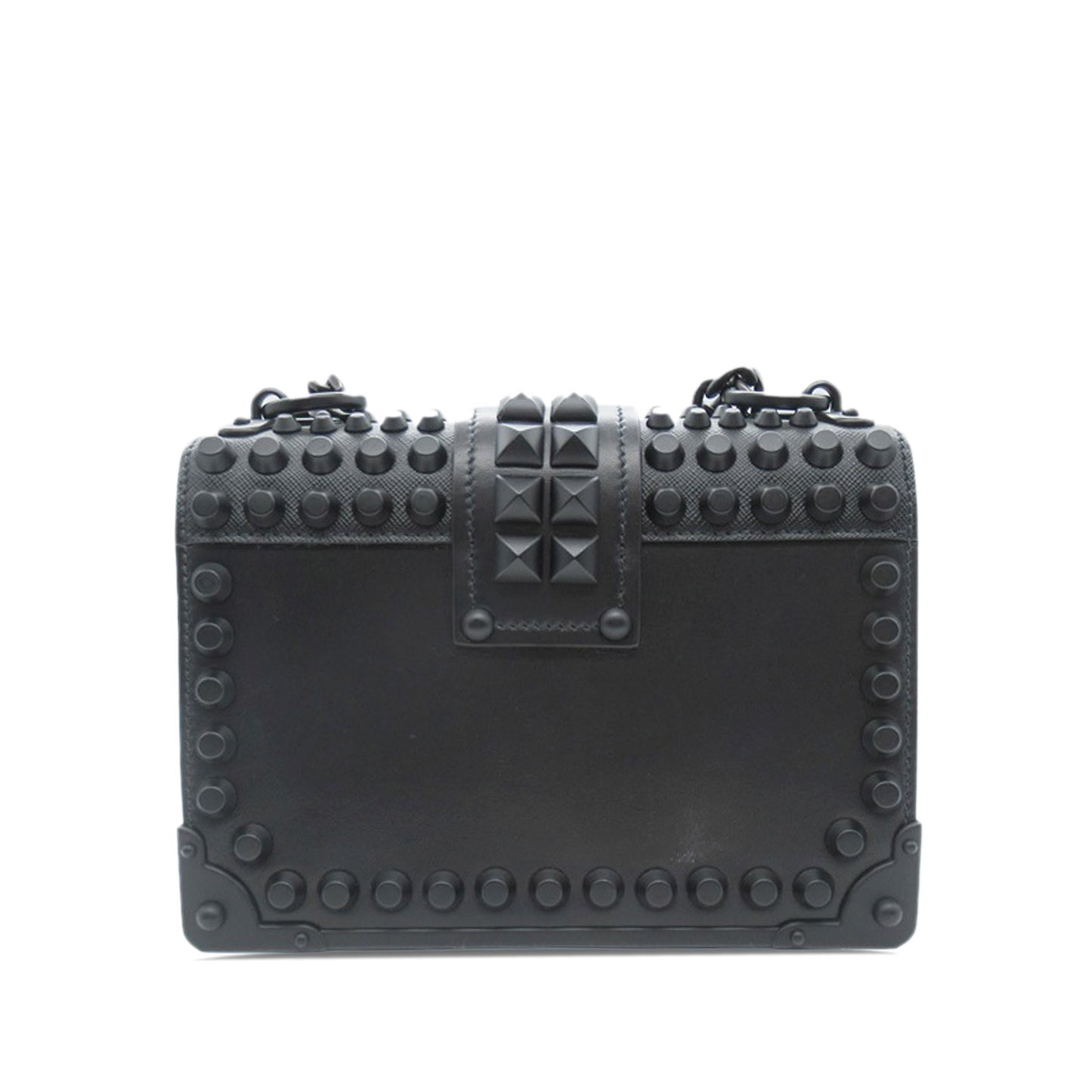Prada Studded Cahier Crossbody Bag Shg Edckom