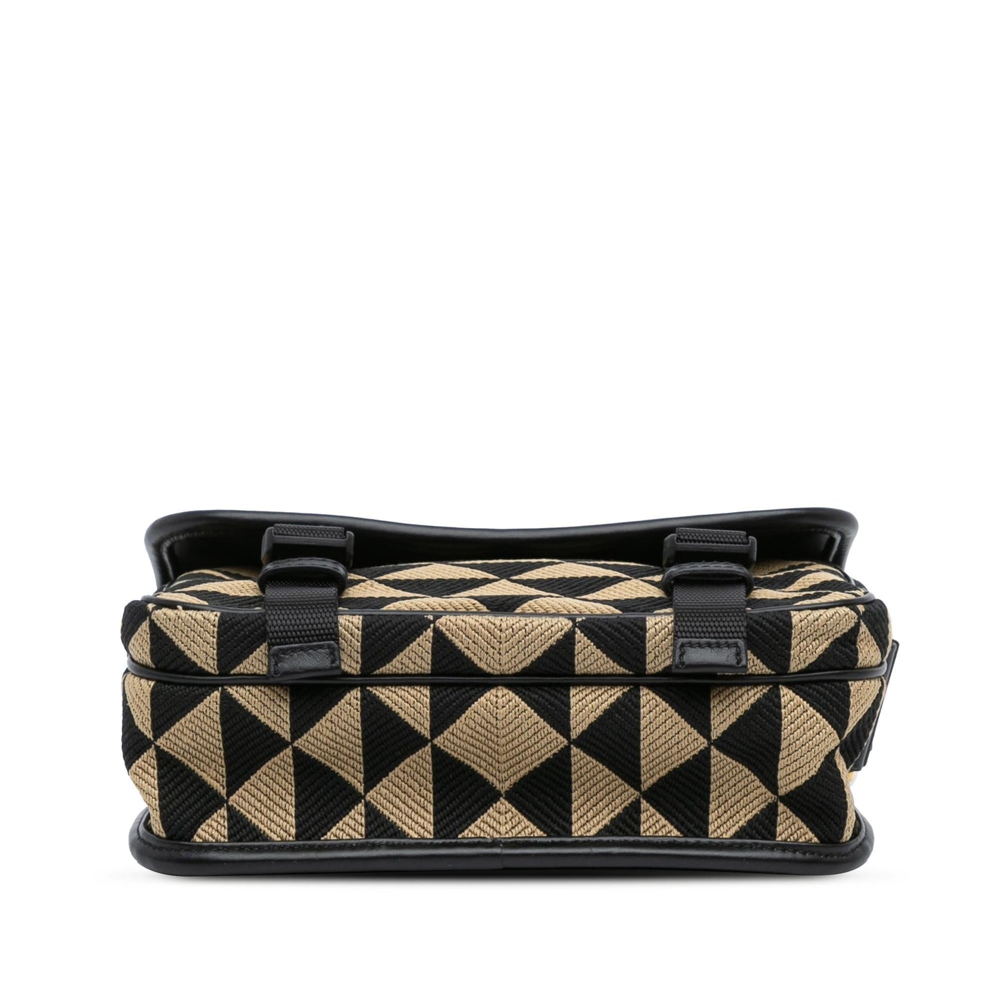 Prada Symbole Double Buckle Messenger Bag Shg Crossbody Bag