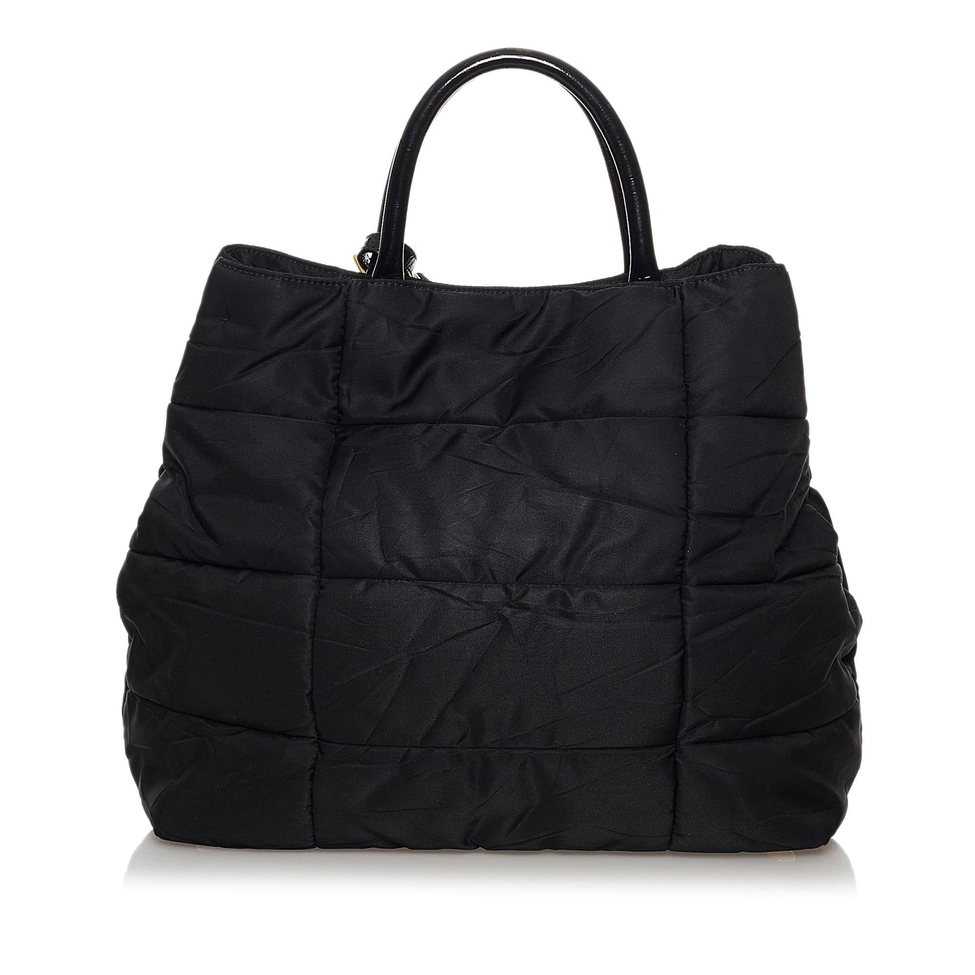 Prada Tessuto Bomber Handbag Shg Satchel Bag
