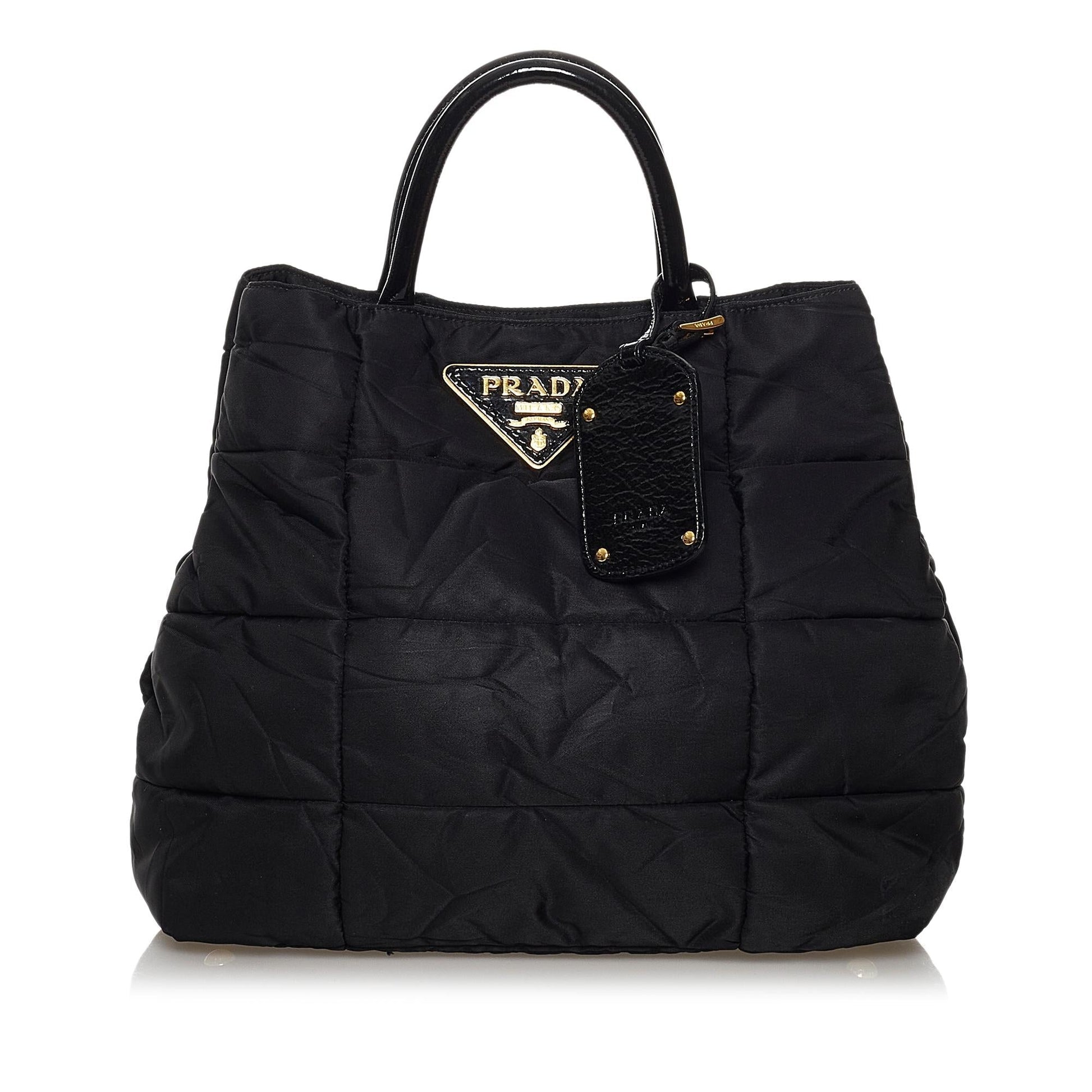 Prada Tessuto Bomber Handbag Shg Satchel Bag