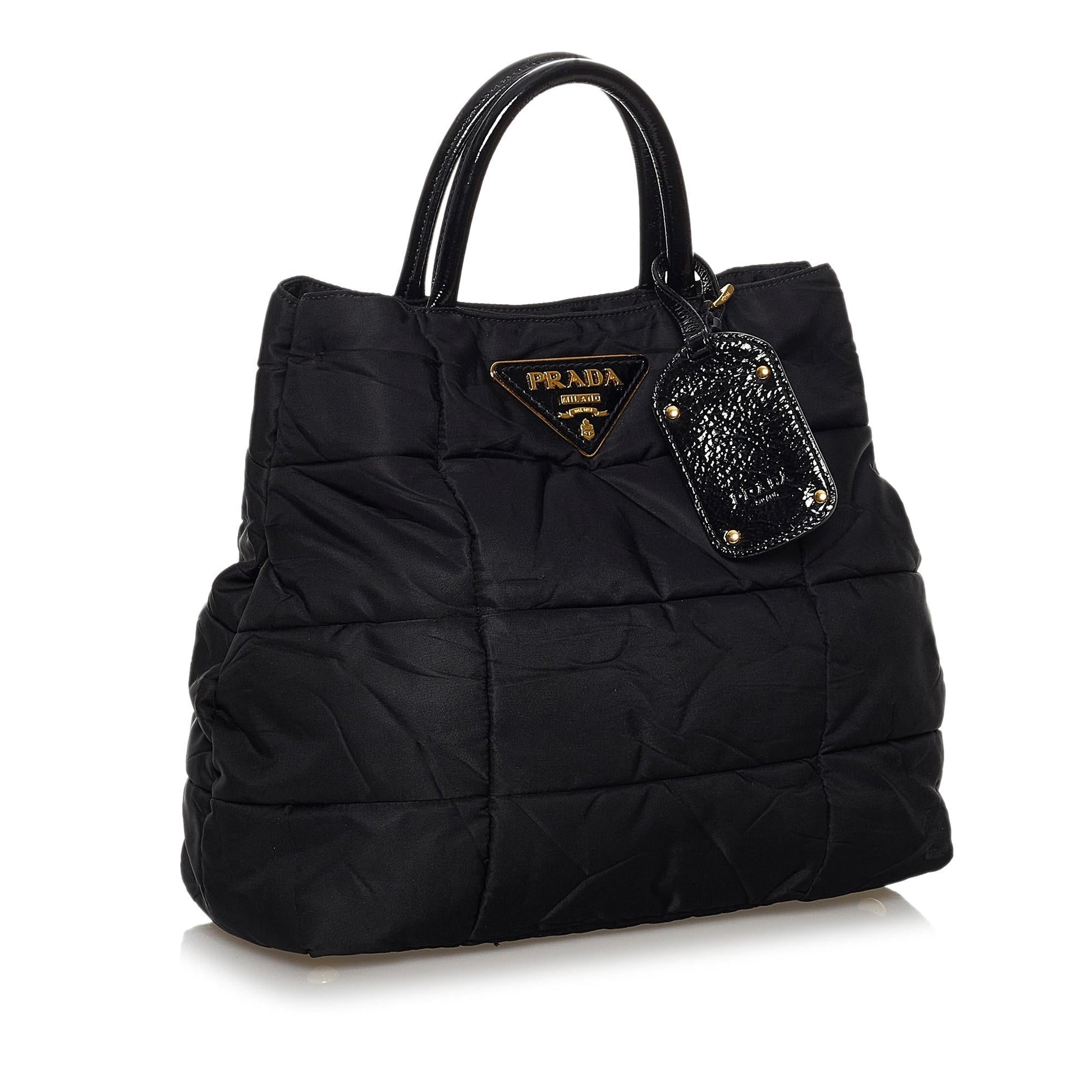 Prada Tessuto Bomber Handbag Shg Satchel Bag