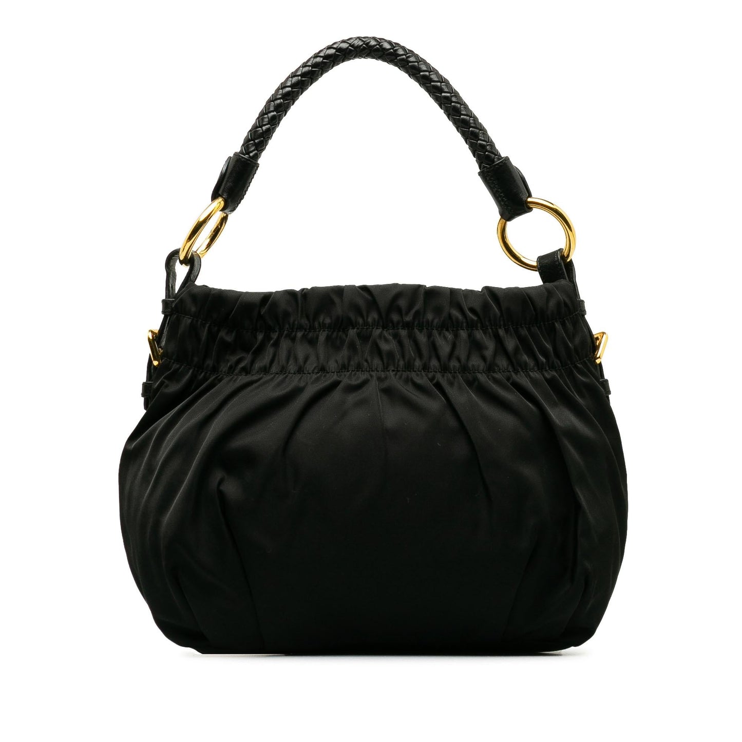 Prada Tessuto Bow Hobo Shg Aydjme Shoulder Bag