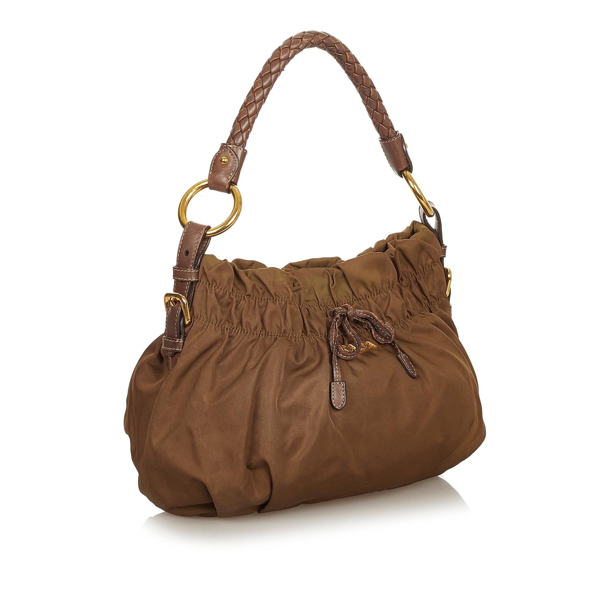 Prada Tessuto Bow Shoulder Bag Shg