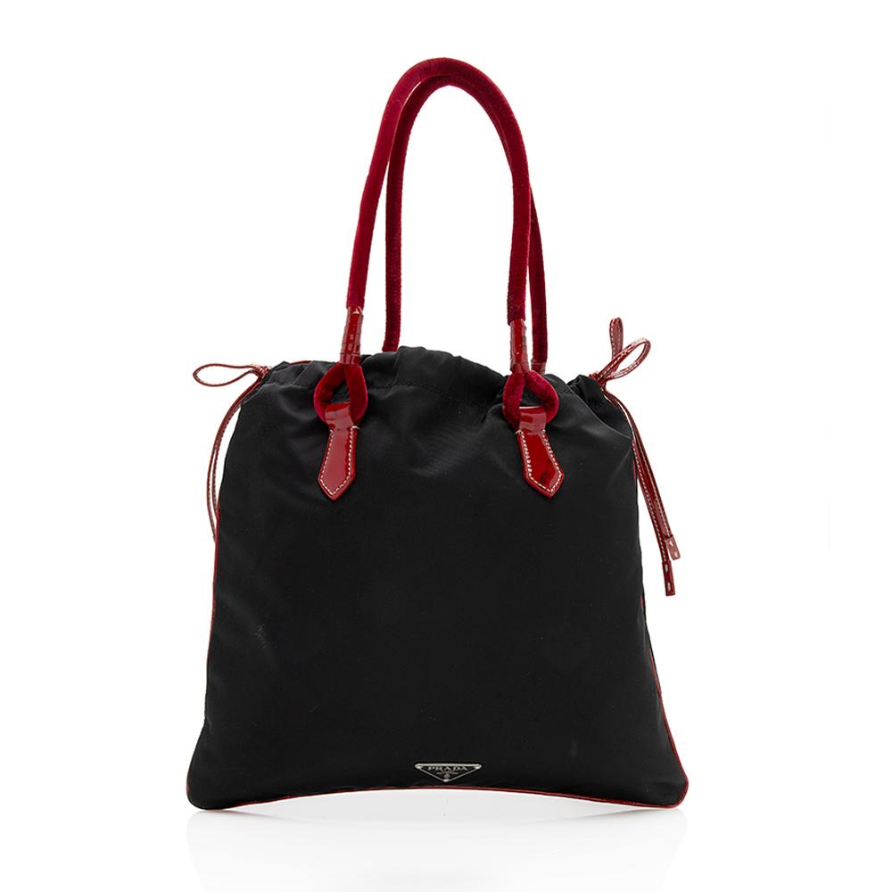 Prada Tessuto Bow Tote Small Tote Bag