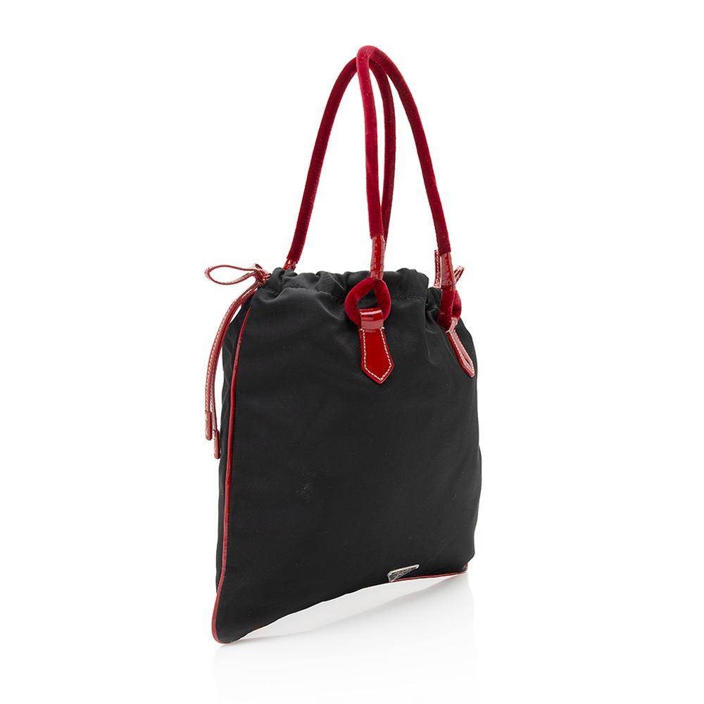Prada Tessuto Bow Tote Small Tote Bag