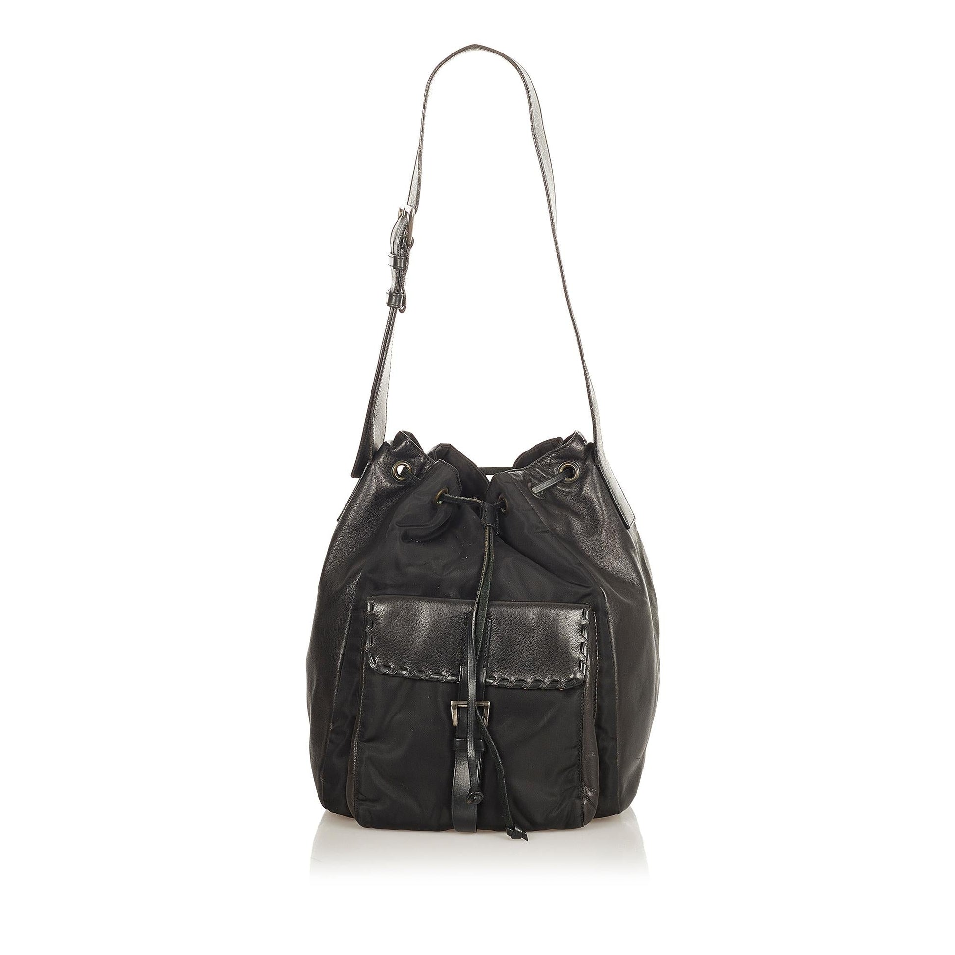 Prada Tessuto Bag Shg Bucket Shoulder Bag