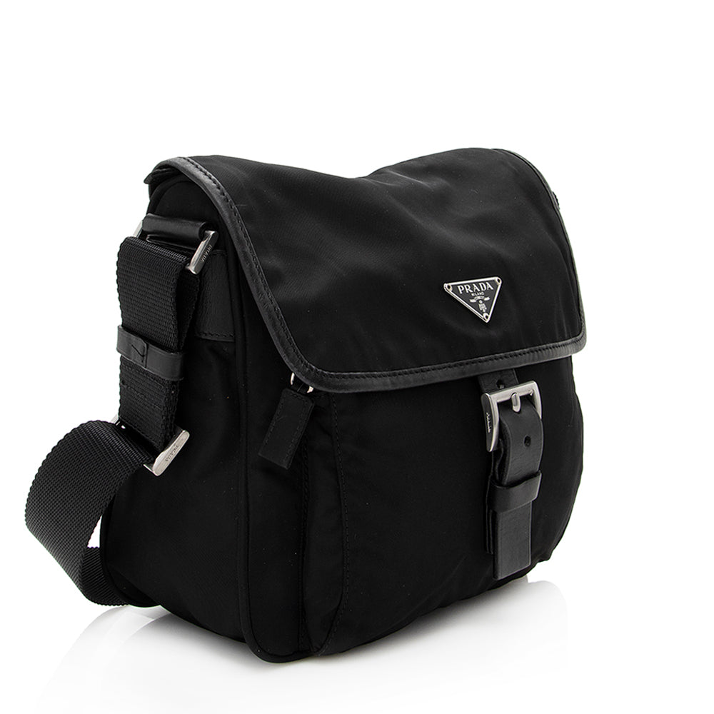Prada Tessuto Buckle Messenger Bag Shf Shoulder Bag Bag Shf 20126