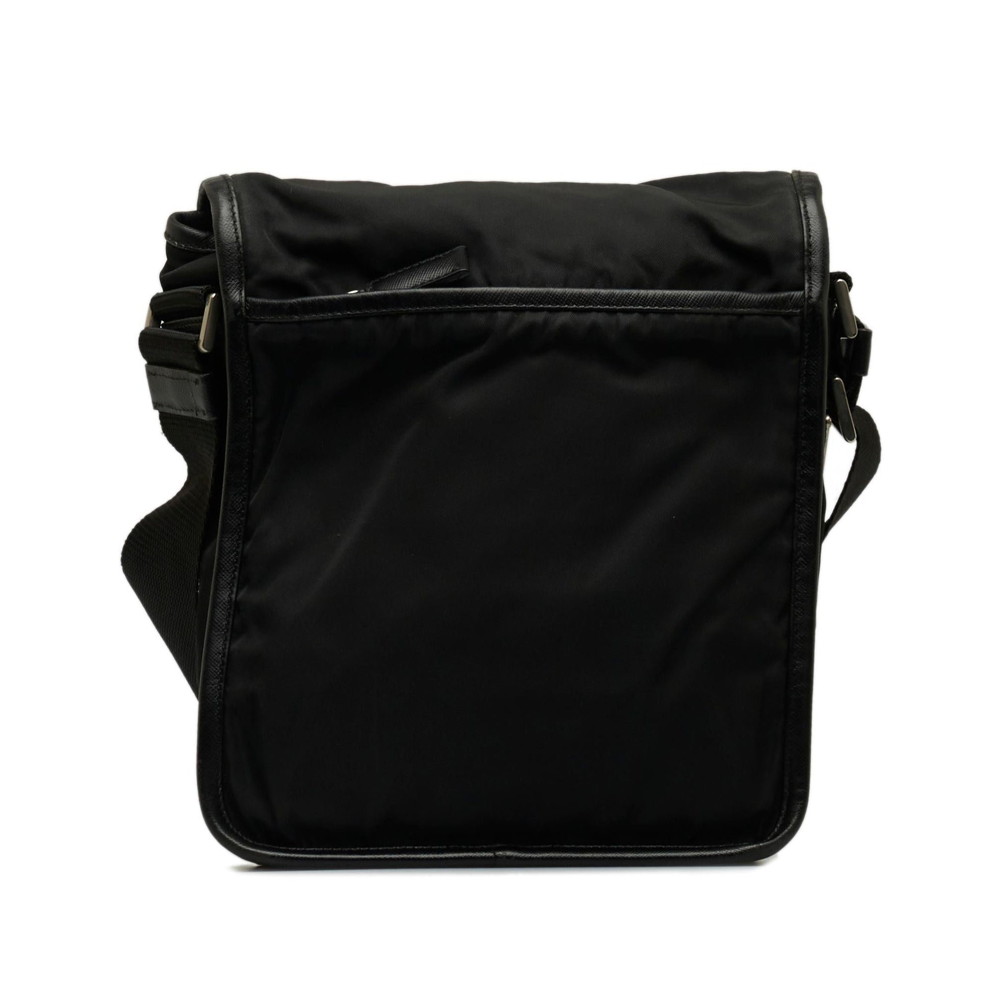 Prada Tessuto Buckle Messenger Bag Crossbody Bag
