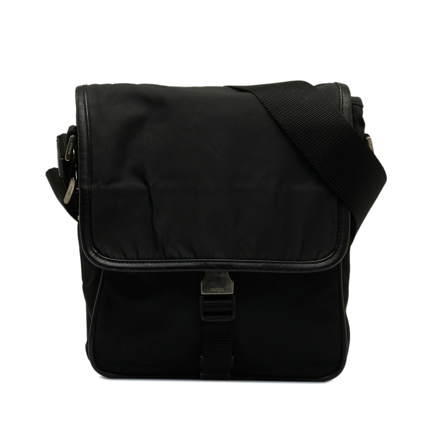 Prada Tessuto Buckle Messenger Bag Crossbody Bag Messenger Bag 3