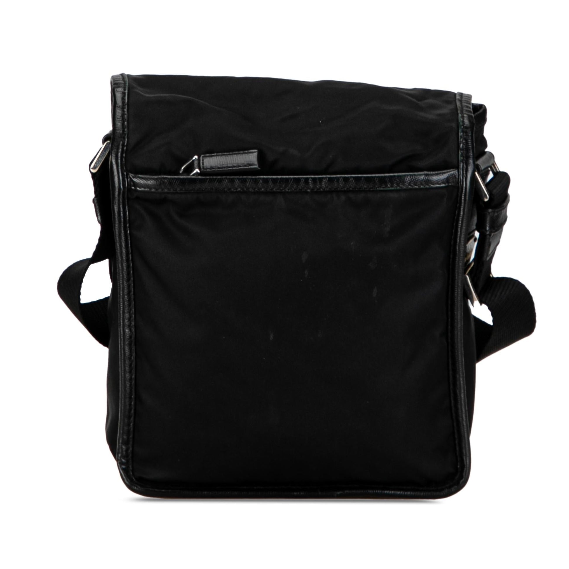 Prada Tessuto Buckle Messenger Bag Crossbody Bag Messenger Bag 4