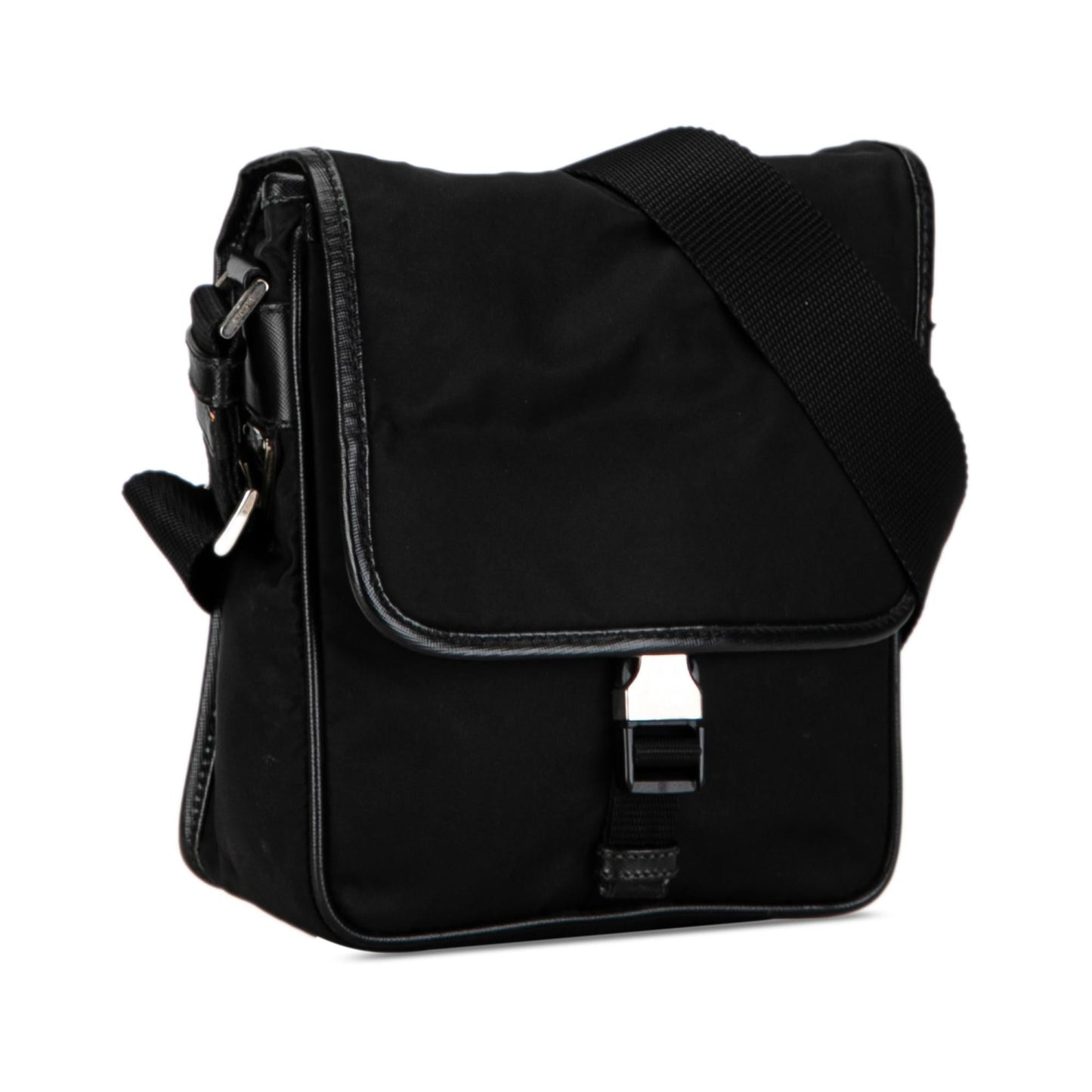 Prada Tessuto Buckle Messenger Bag Crossbody Bag Messenger Bag 4