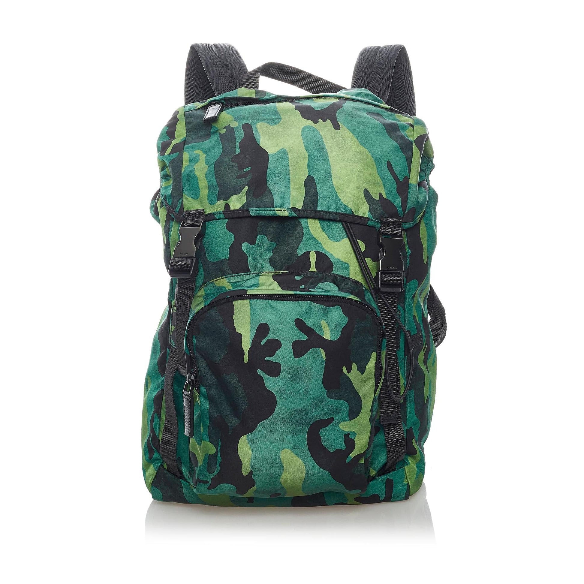 Prada Tessuto Camouflage Backpack Shg Backpack Shg 30656