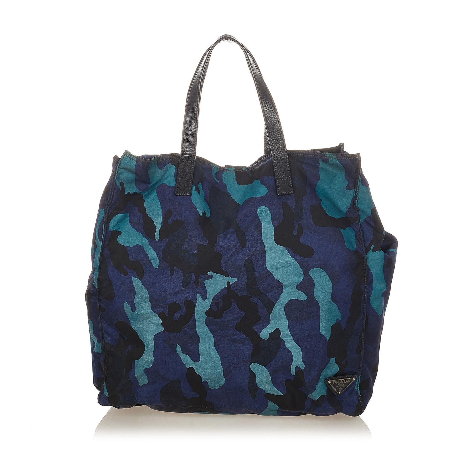 Prada Tessuto Camouflage Tote Bag Shg