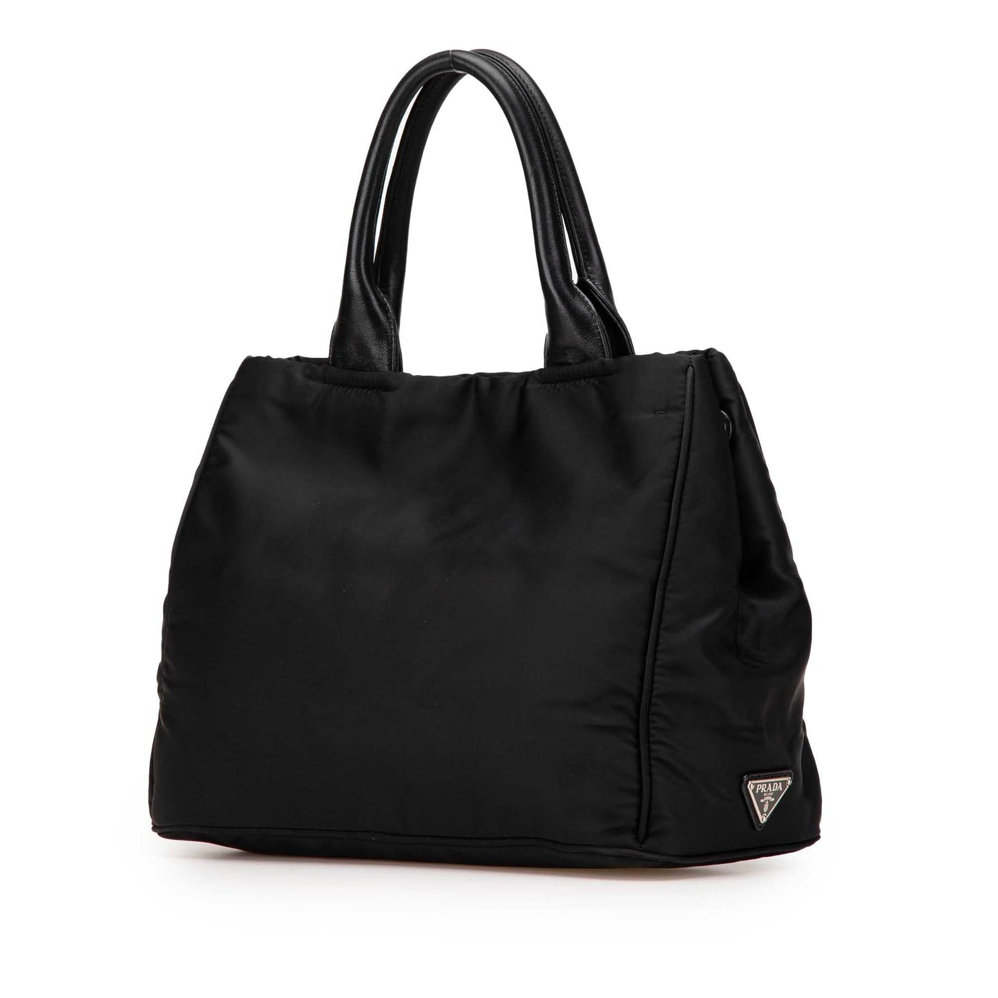 Prada Tessuto Canapa Bow Satchel Logo Satchel Bag Bow Satchel 1