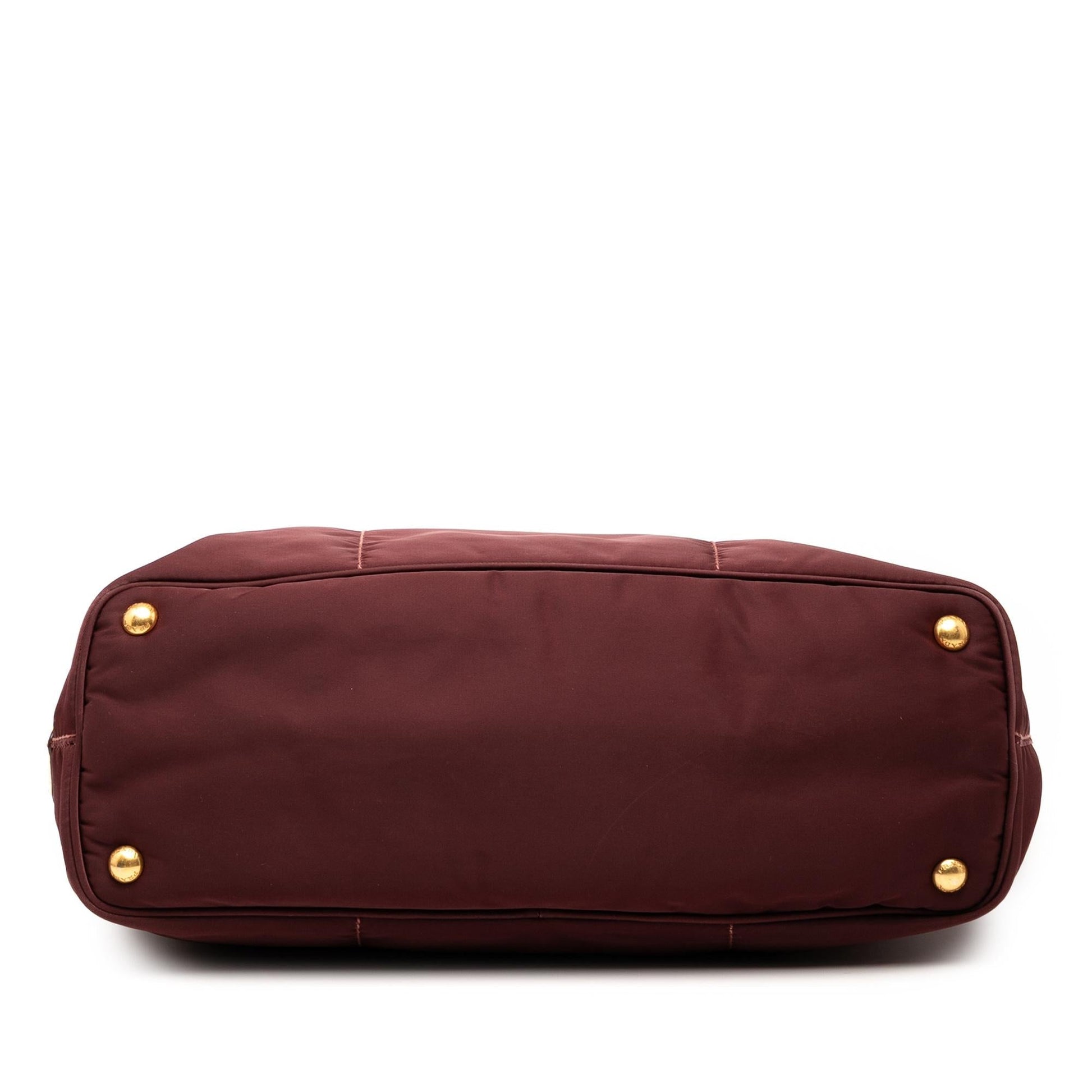 Prada Tessuto Canapa Tote Logo Tote Bag