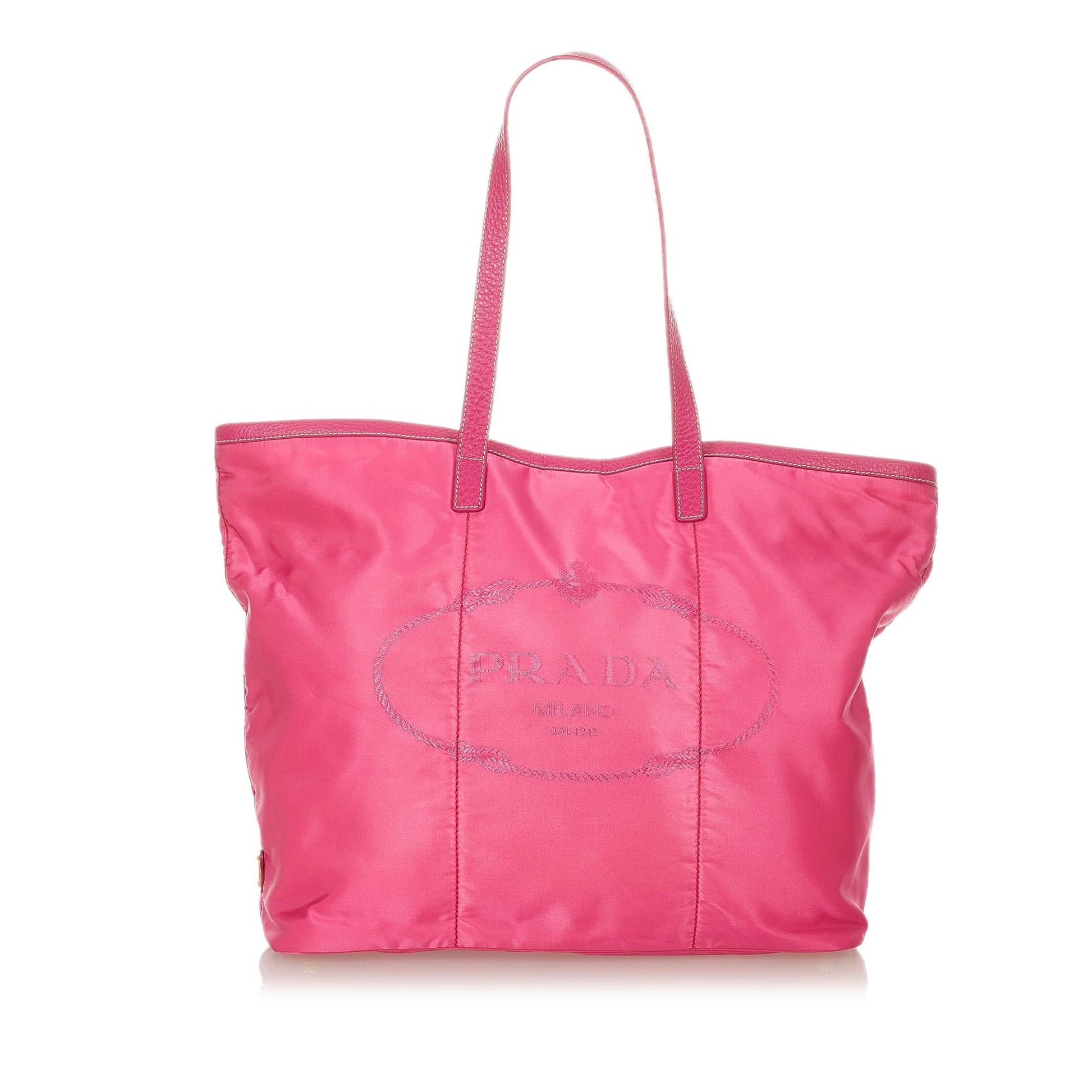 Prada Tessuto Canapa Tote Bag Shg