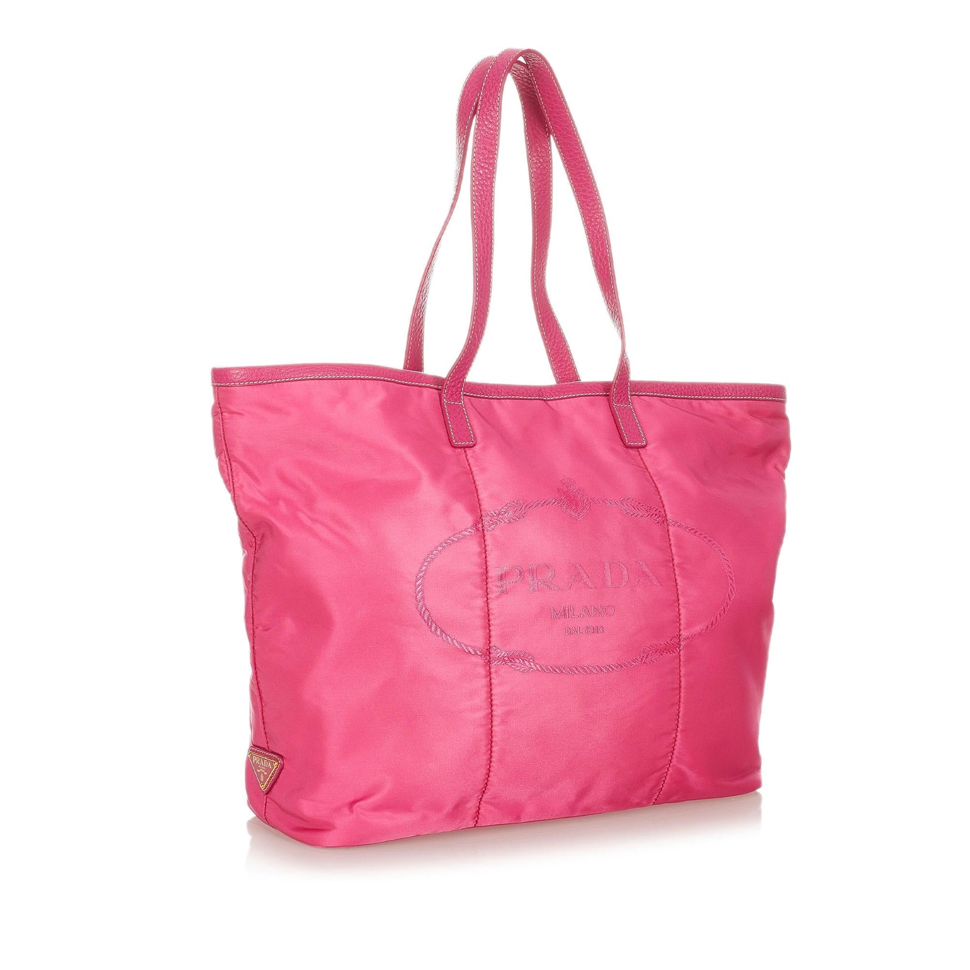 Prada Tessuto Canapa Tote Bag Shg
