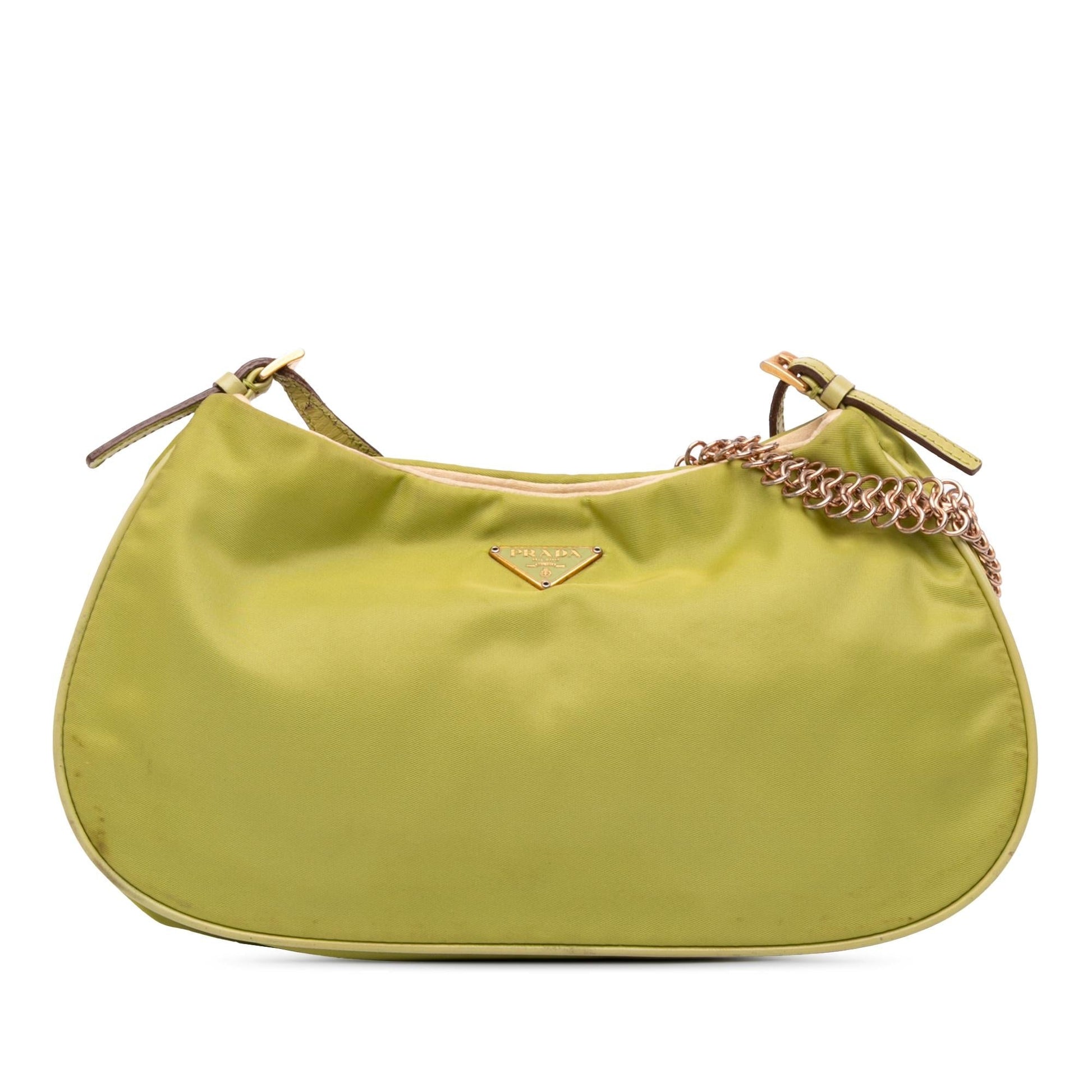Prada Tessuto Shoulder Bag Chain