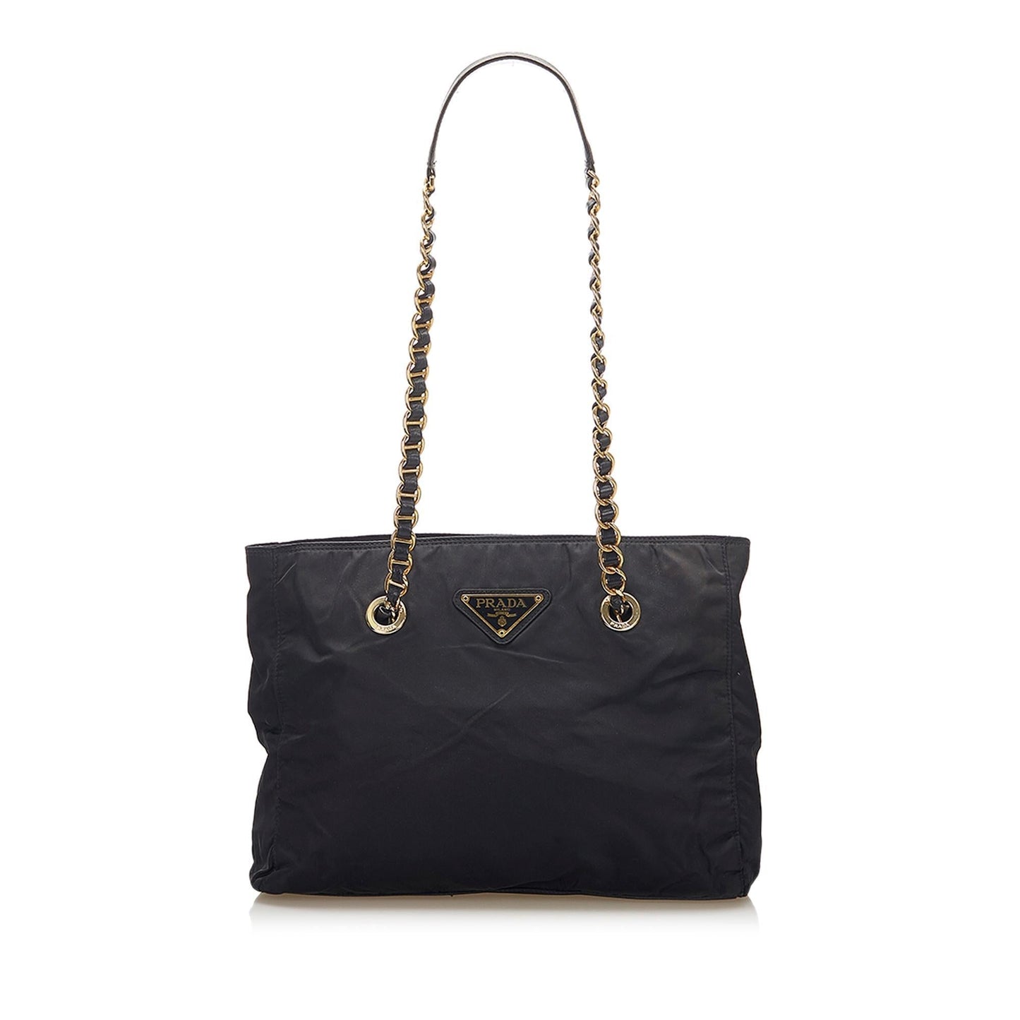Prada Tessuto Tote Bag Chain