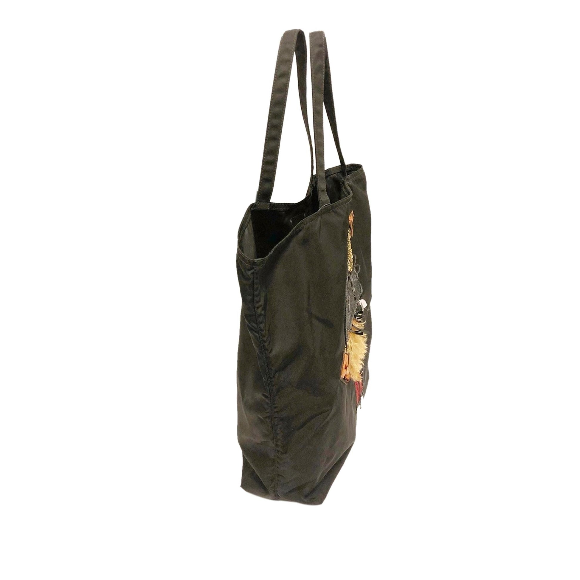 Prada Tessuto Cloth Tote Bag Shg
