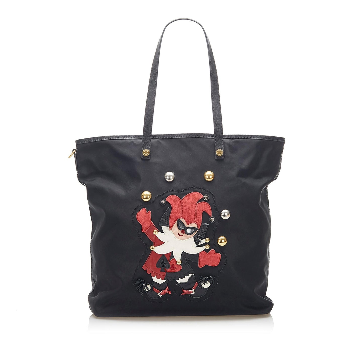 Prada Tessuto Clown Tote Bag Shg