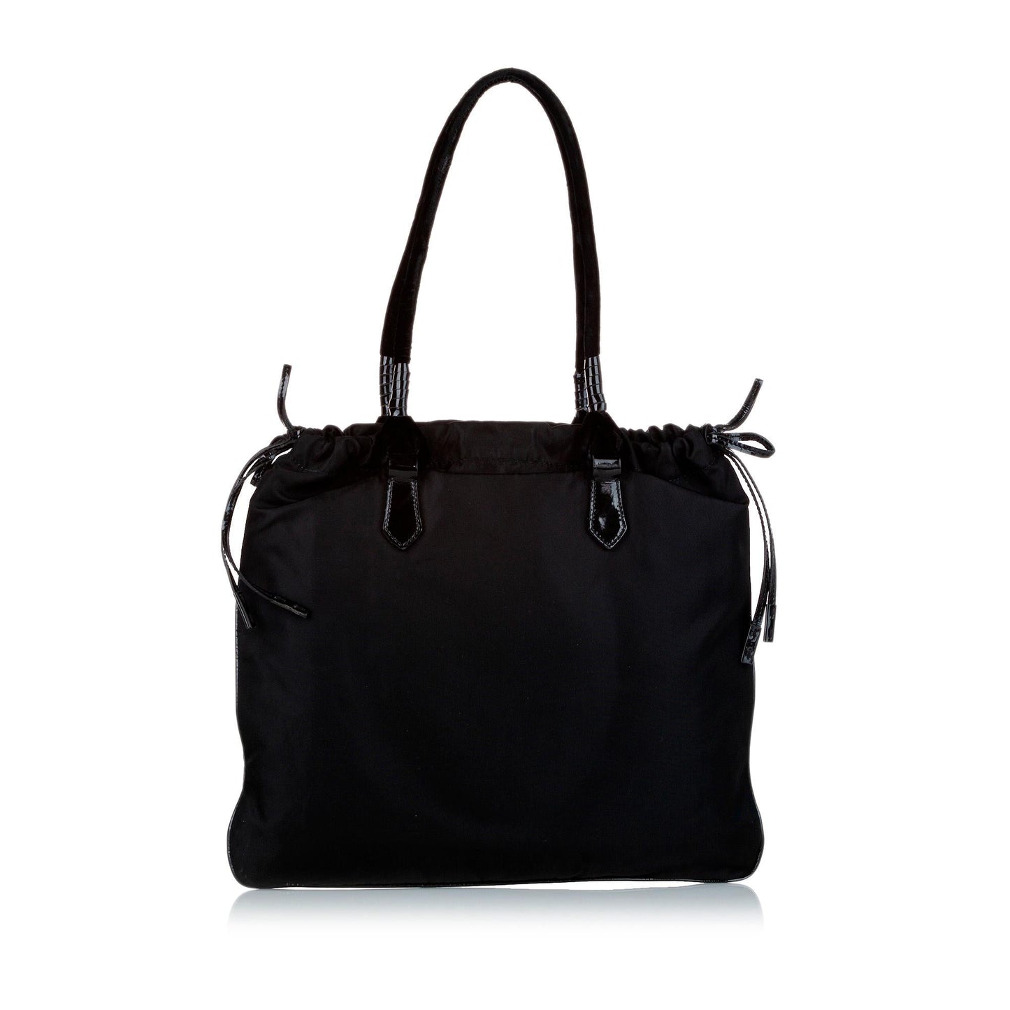 Prada Tessuto Drawstring Shopper Tote Bag Shg